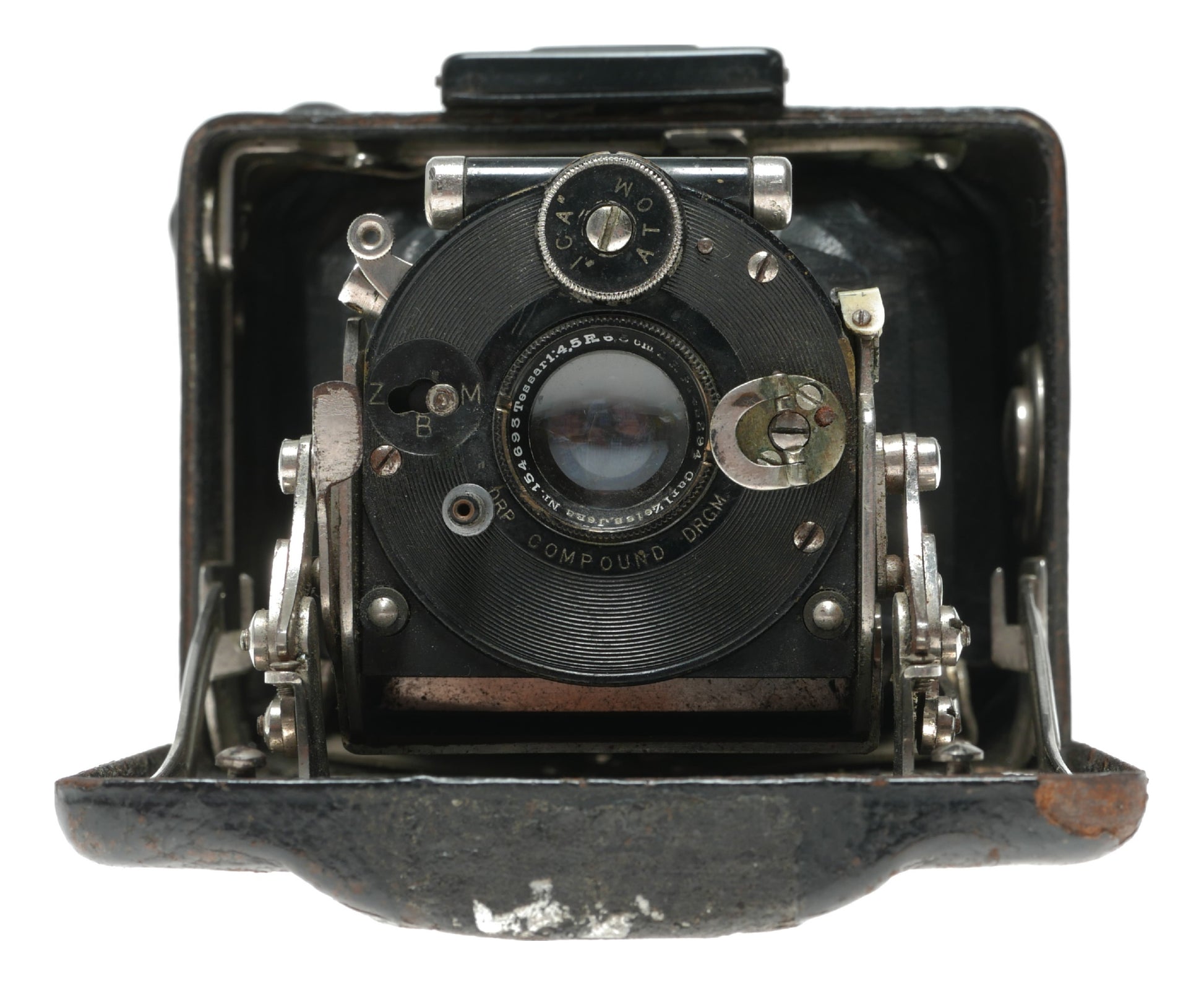 AGFA-GEVAERT Vintage Film Camera with A.P. Compound Shutter, Model Atom 13, Made in Dresden - View 2