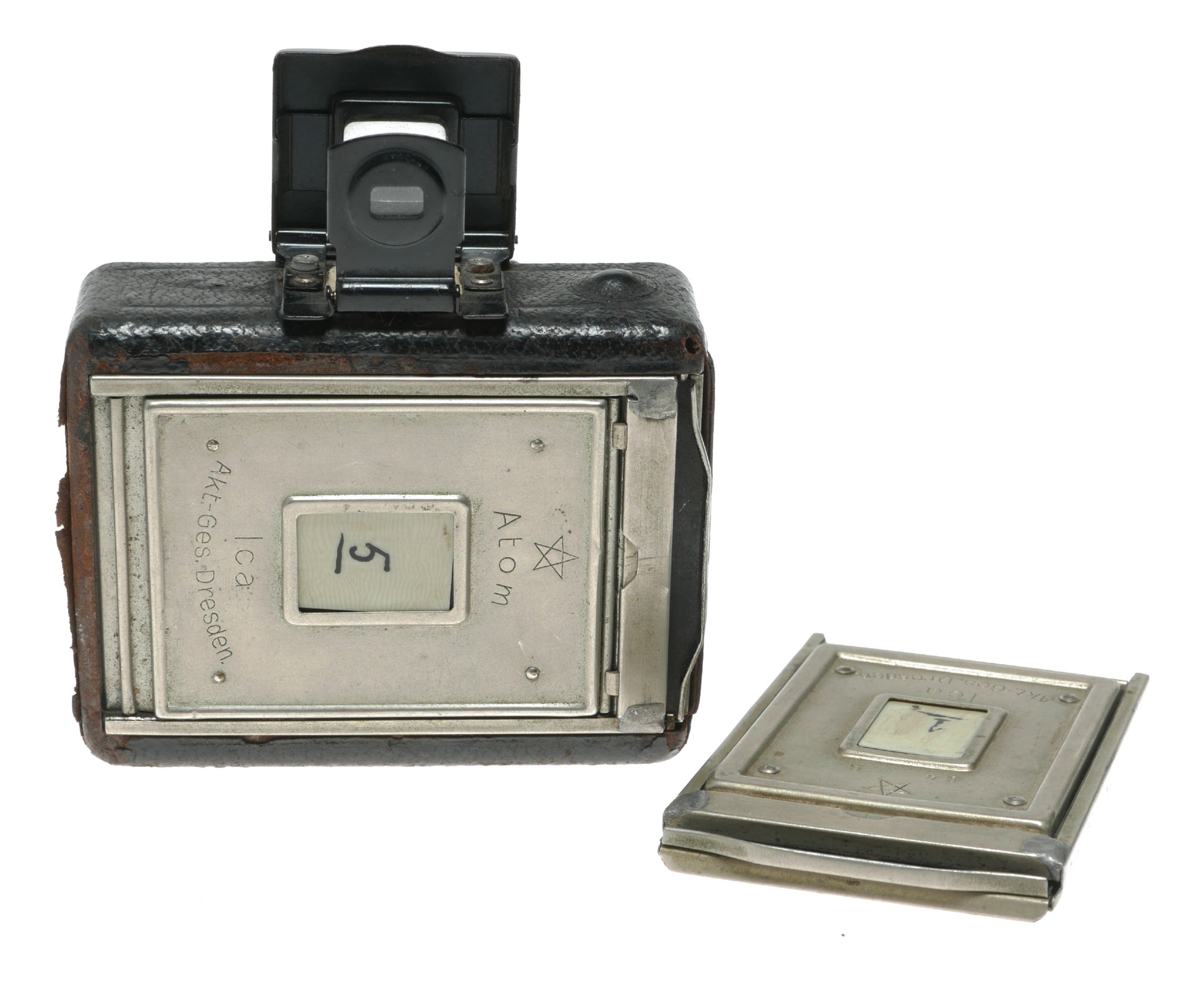 AGFA-GEVAERT Vintage Film Camera with A.P. Compound Shutter, Model Atom 13, Made in Dresden - View 6