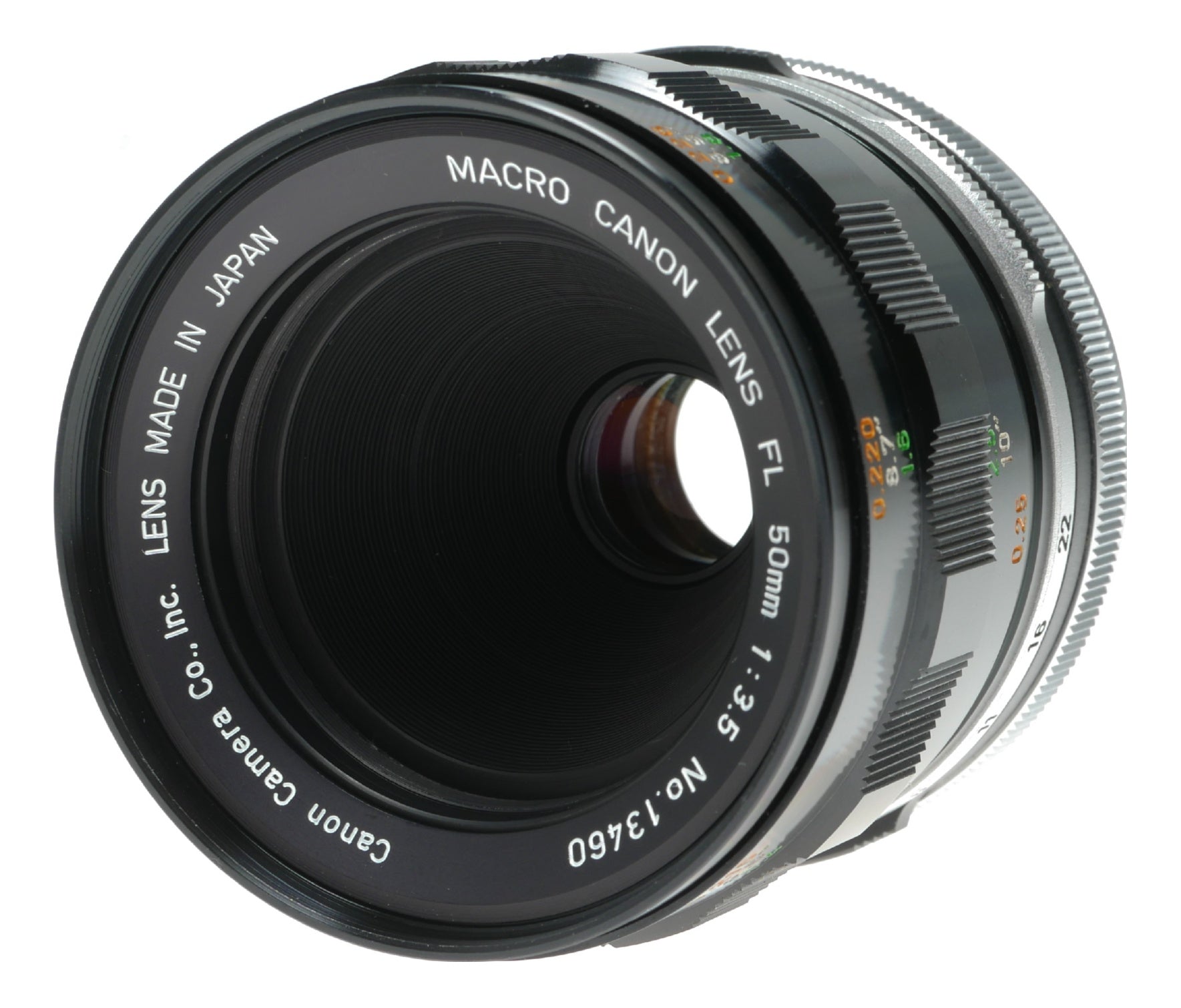 Canon FL 50mm f/3.5 Vintage Macro Lens Made in Japan - View 5