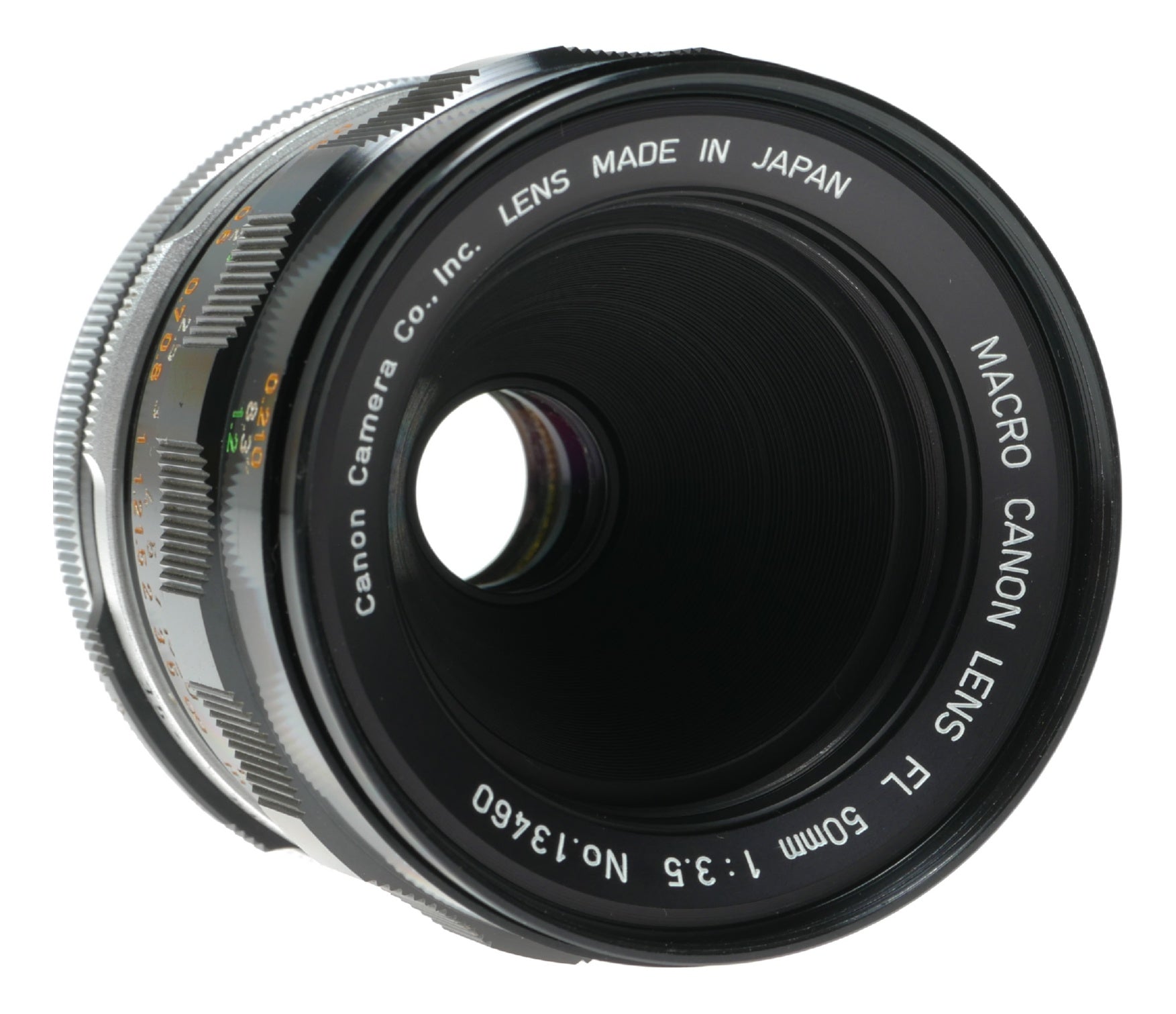 Canon FL 50mm f/3.5 Vintage Macro Lens Made in Japan - View 6