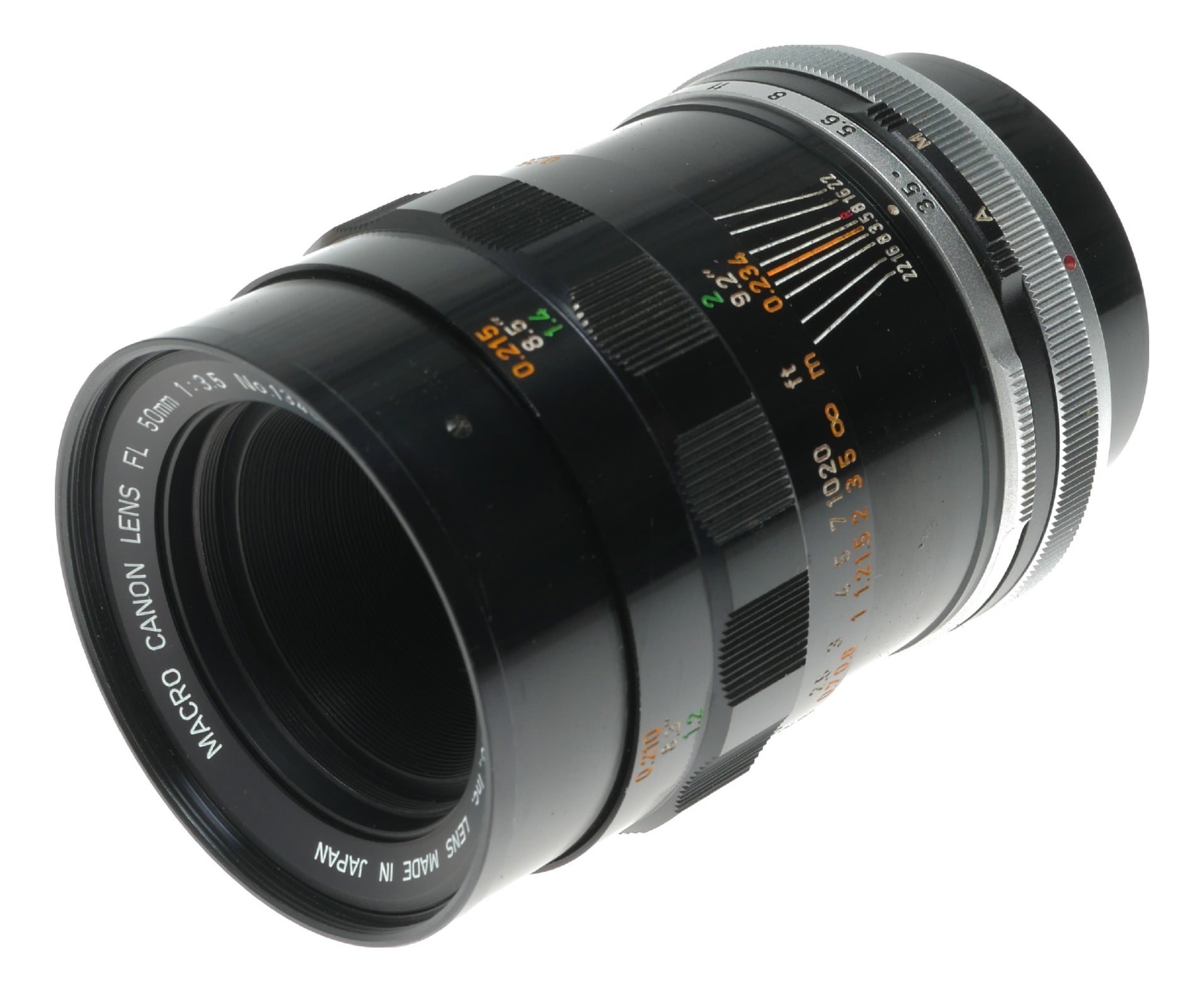 Canon FL 50mm f/3.5 Vintage Macro Lens Made in Japan - View 10