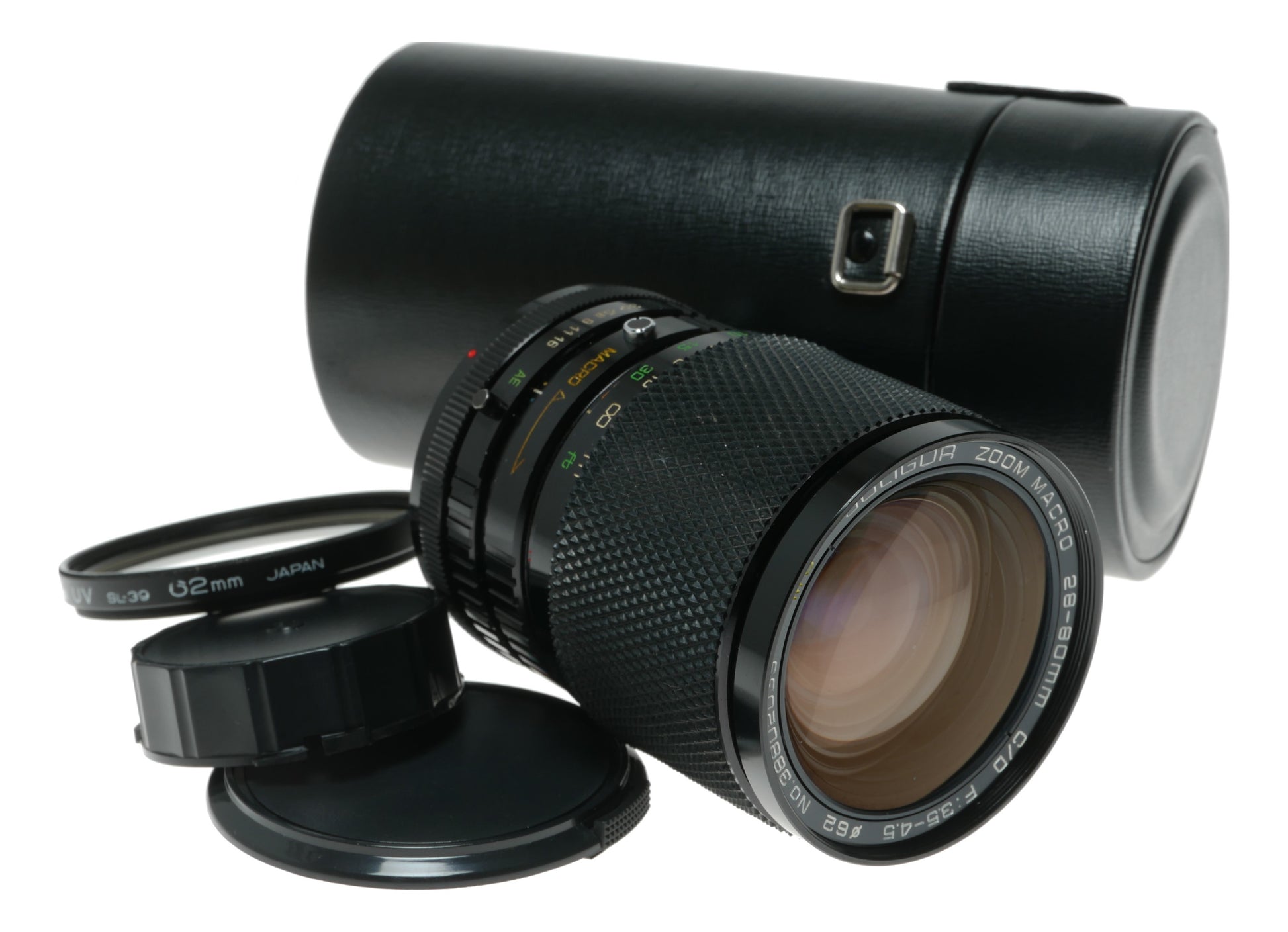 Soligor 28-80mm f/3.5-4.5 Macro Zoom Lens for Canon FD Mount, Made in Japan