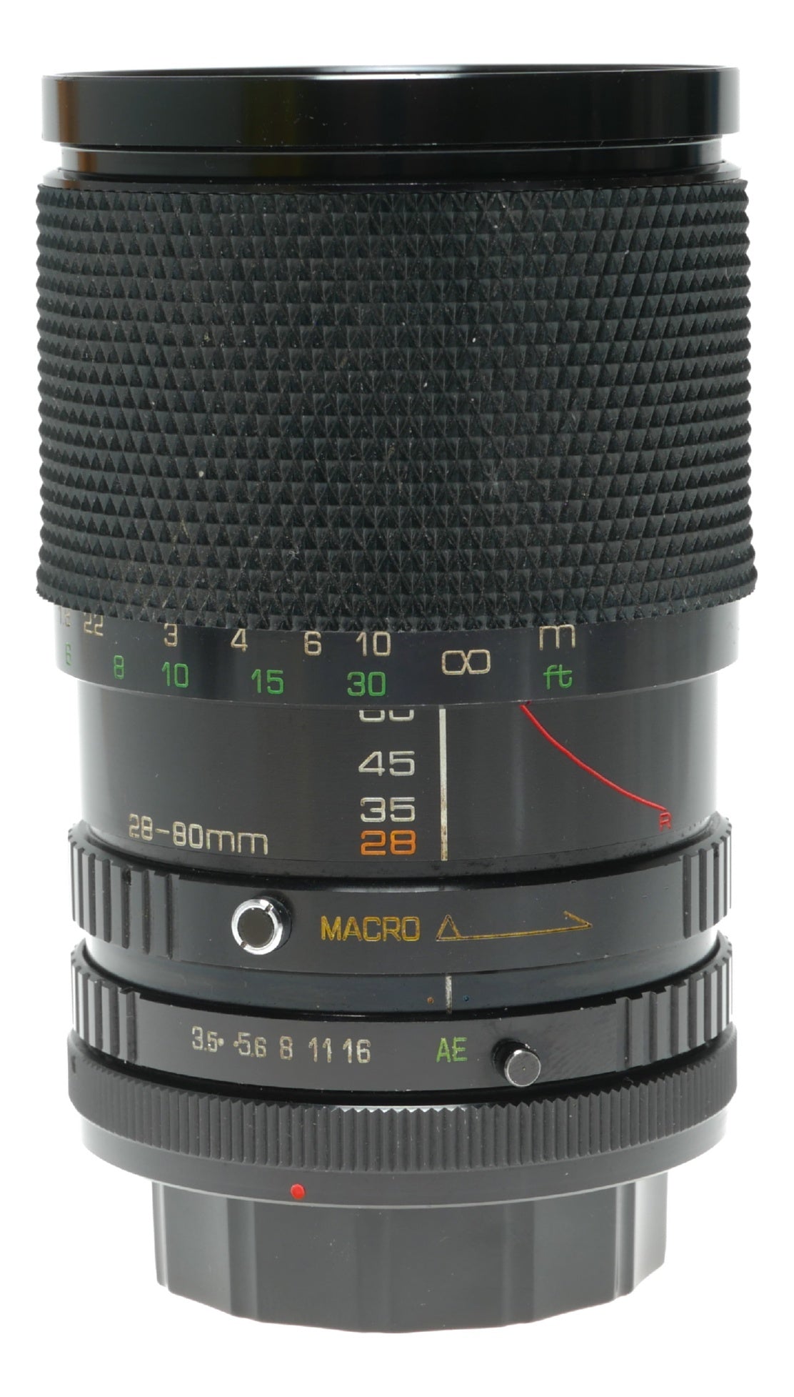 Soligor 28-80mm f/3.5-4.5 Macro Zoom Lens for Canon FD Mount, Made in Japan - View 7