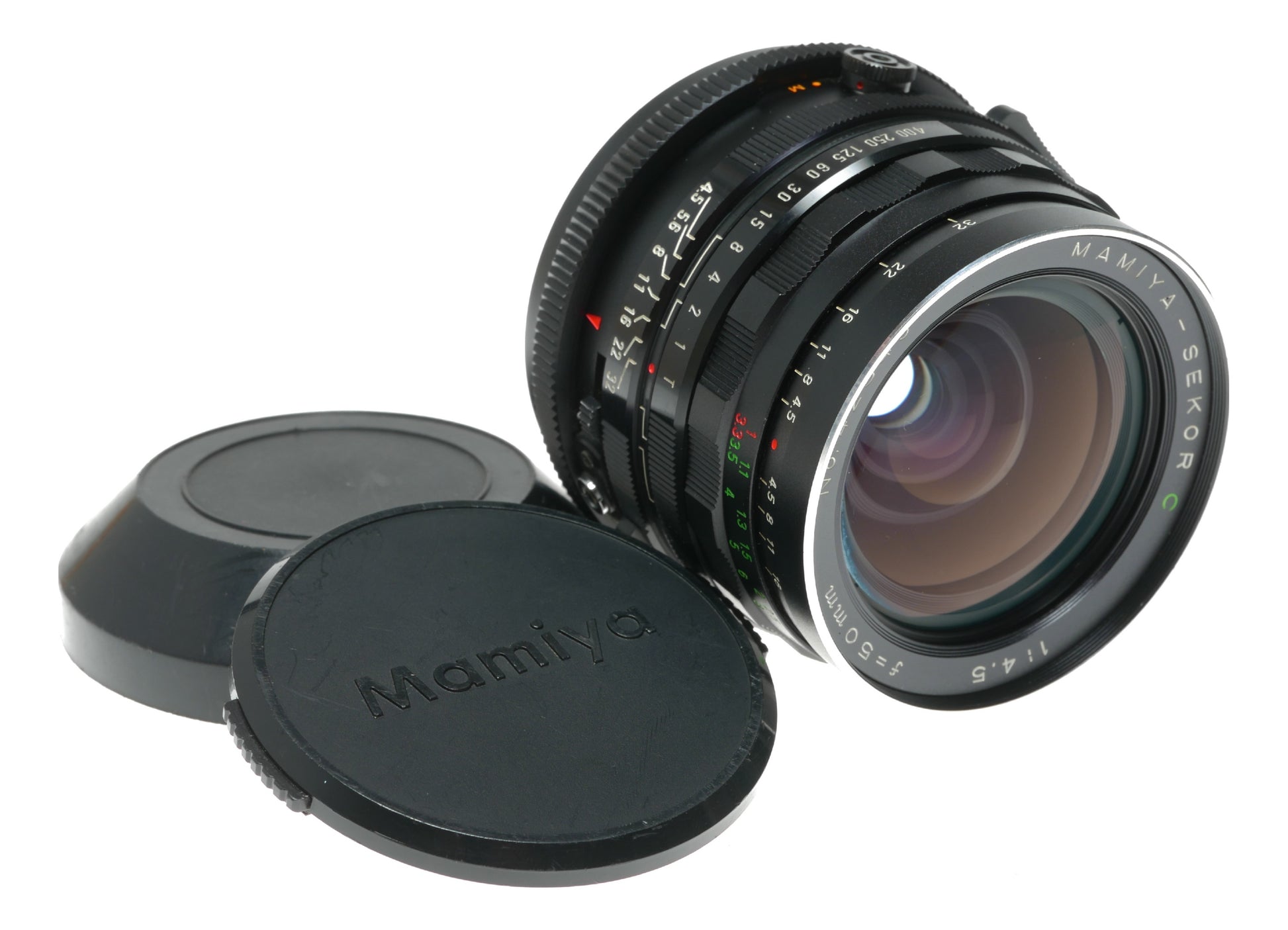 Mamiya-Sekor C 50mm f/4.5 Vintage Camera Lens Made in Japan - View 3