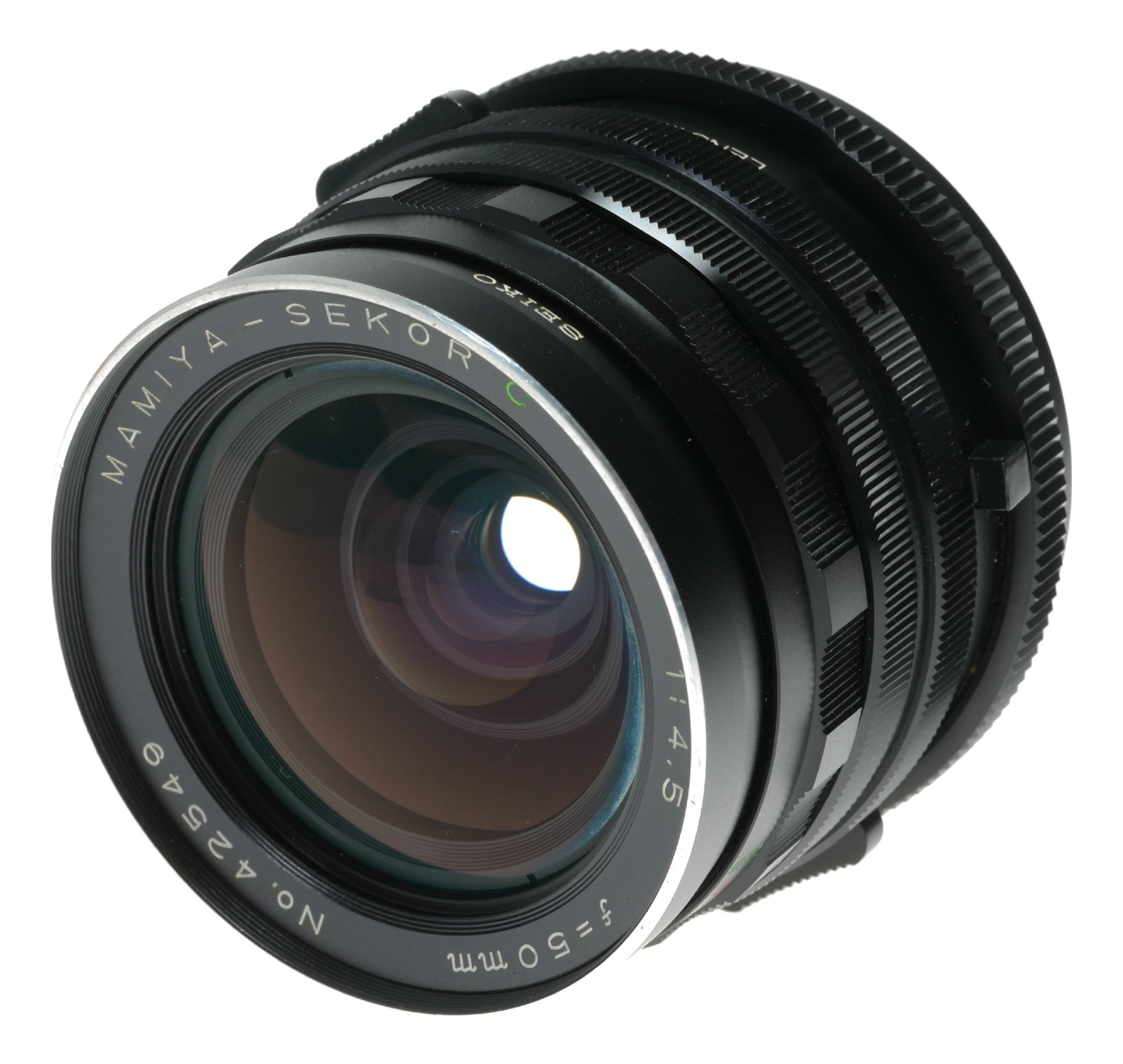 Mamiya-Sekor C 50mm f/4.5 Vintage Camera Lens Made in Japan - View 7