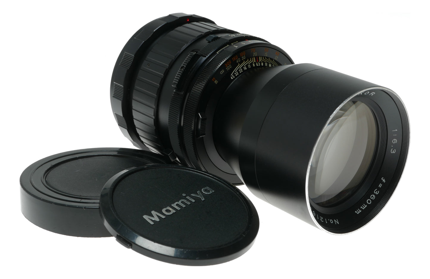 Mamiya-Sekor 360mm f/6.3 Vintage Telephoto Lens Made in Japan