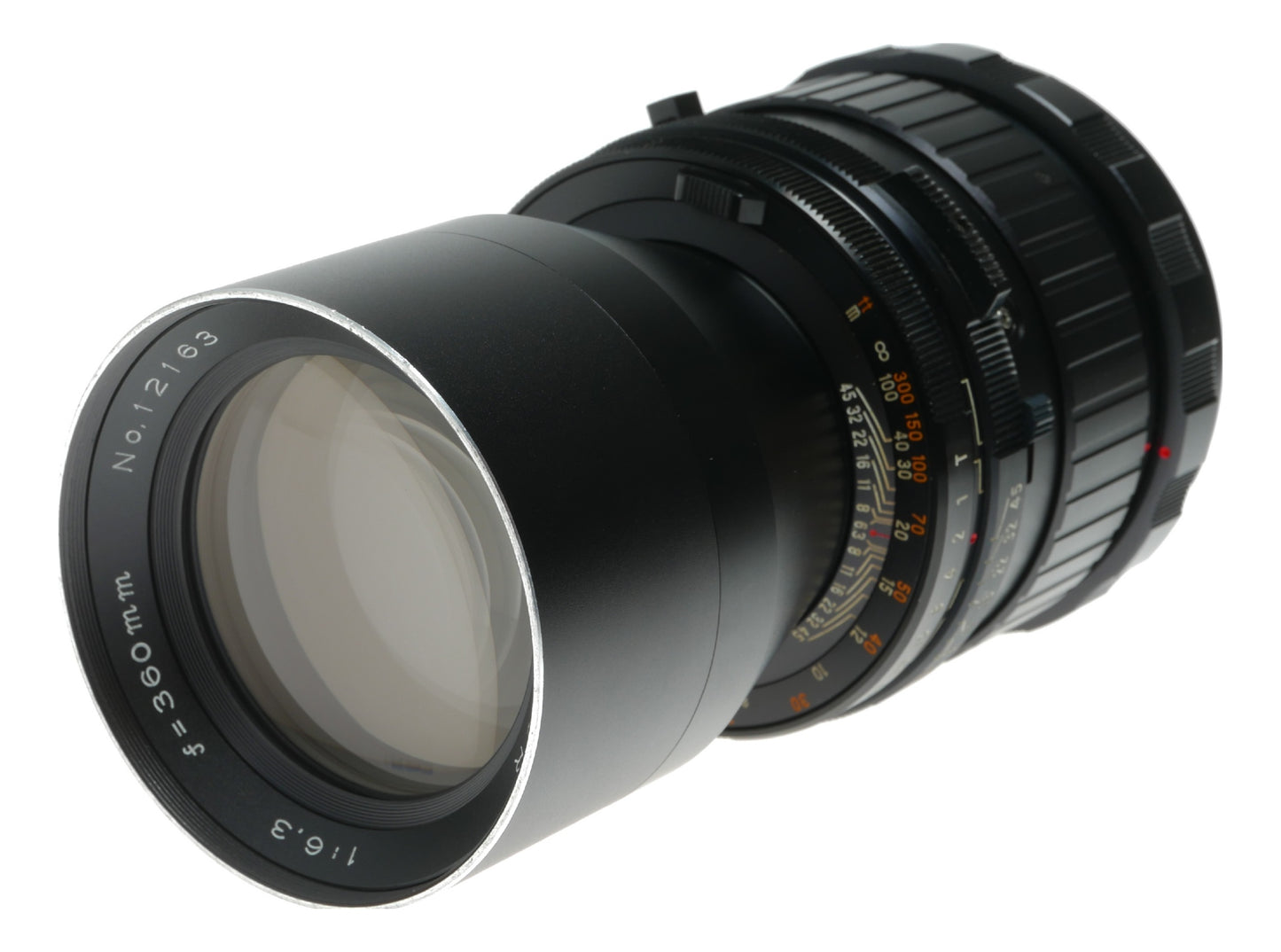 Mamiya-Sekor 360mm f/6.3 Vintage Telephoto Lens Made in Japan - View 6
