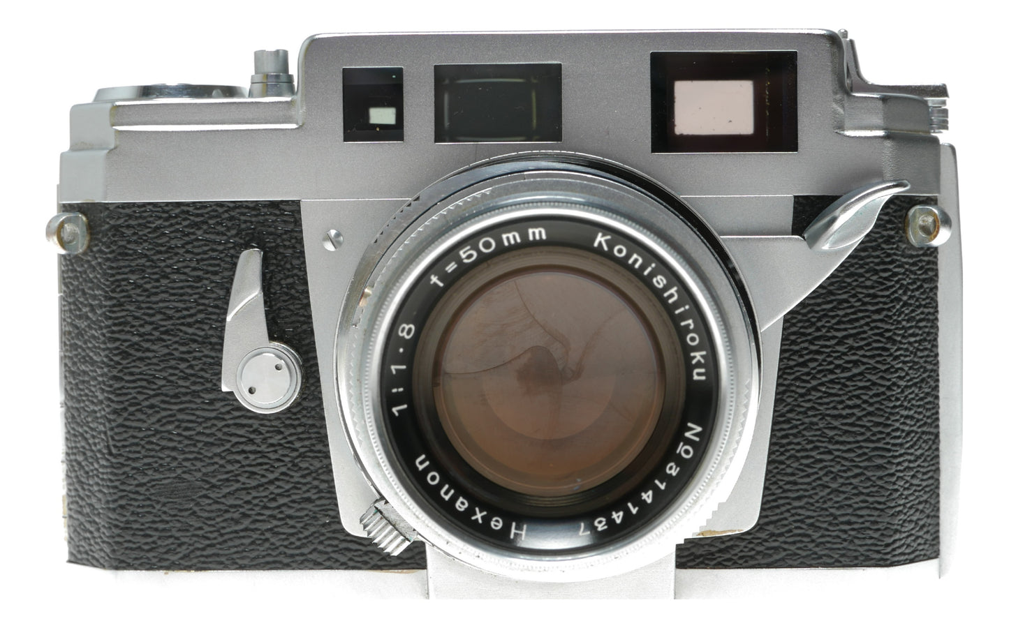 Konica III A Vintage Rangefinder Camera with Hexanon 50mm f/1.8 Lens - View 2