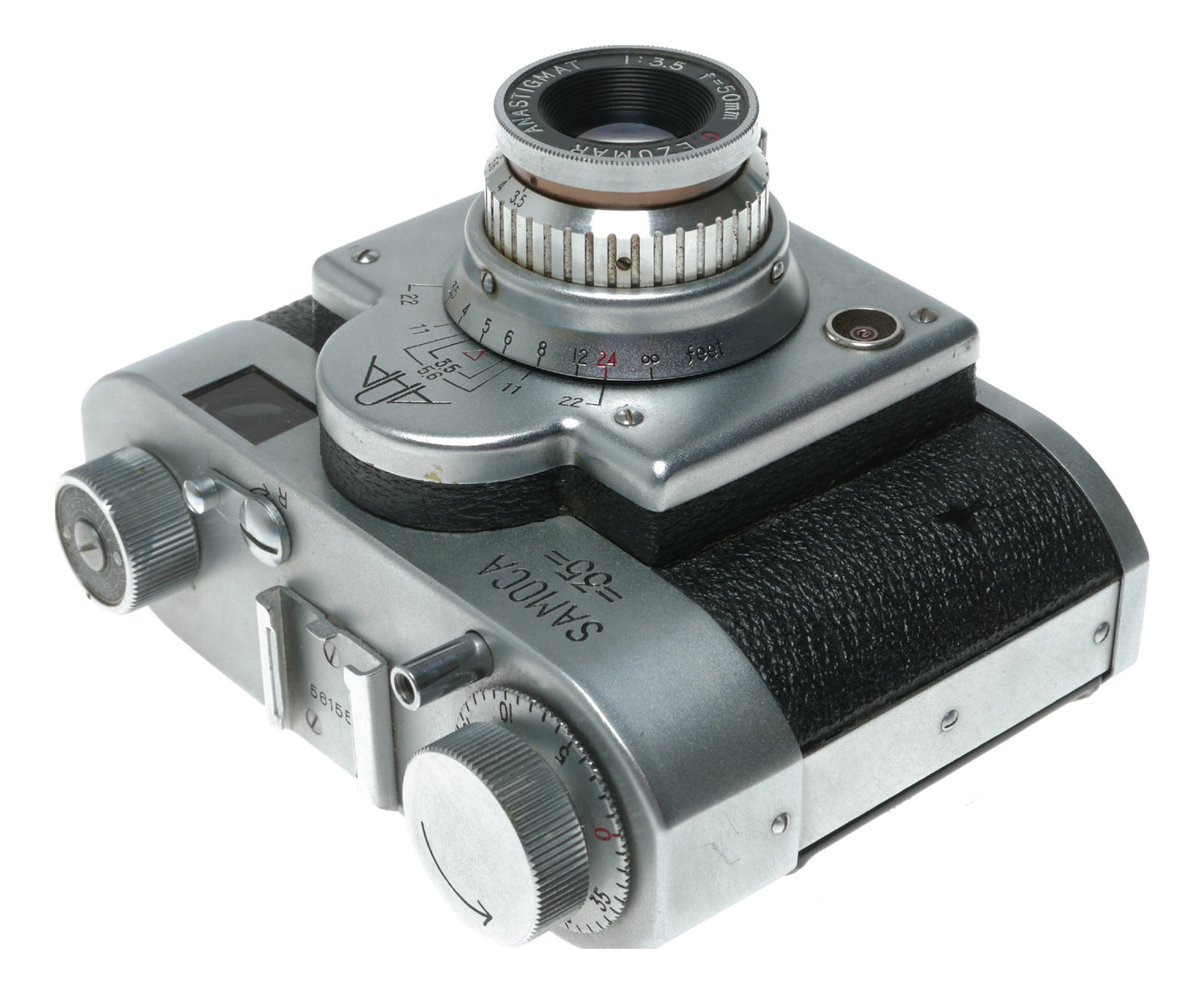 Samoca 35 Vintage Film Camera with Cezumar Anastigmat 50mm f/3.5 Lens - View 4