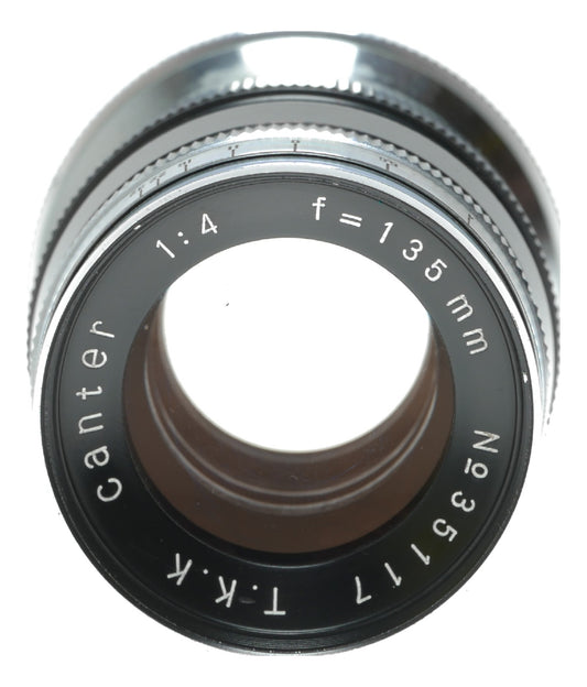 Canter 135mm f/4 Vintage Portrait Lens by T.K.K with Feet Scale - View 2