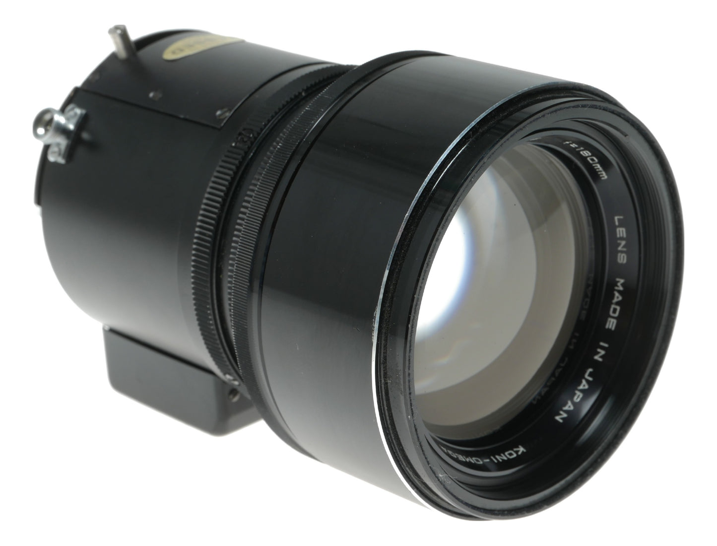 Konica Hexanon 180mm f/4.6 Vintage Lens with Lens Hood for Konica Omega Camera - View 2