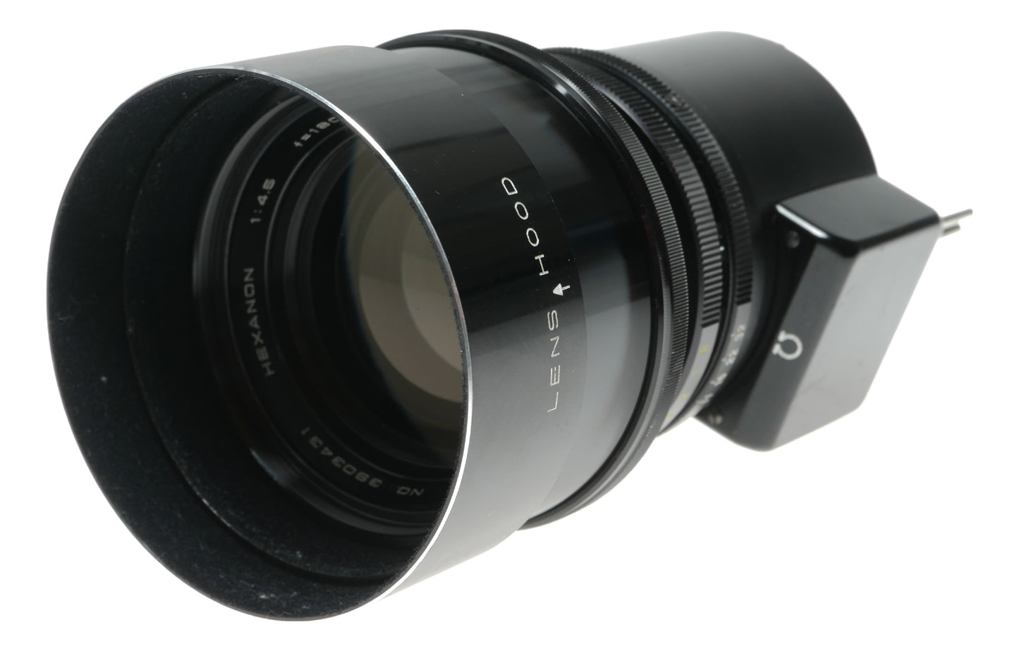 Konica Hexanon 180mm f/4.6 Vintage Lens with Lens Hood for Konica Omega Camera - View 9