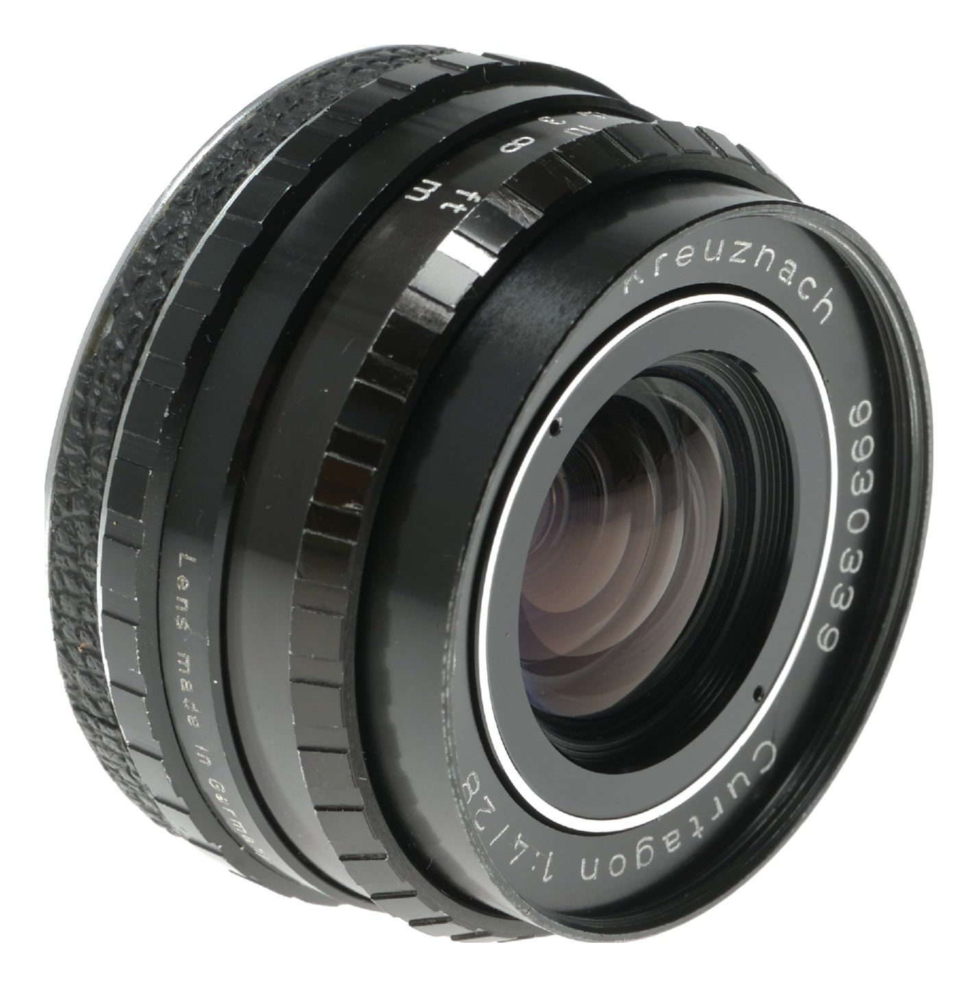 Schneider-Kreuznach Curtagon 28mm f/4 Vintage Lens Made in Germany - View 4