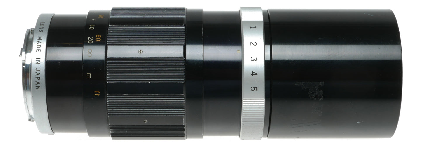 Olympus E.Zuiko Auto-T 150mm f/4 Vintage Prime Lens Made in Japan - View 8