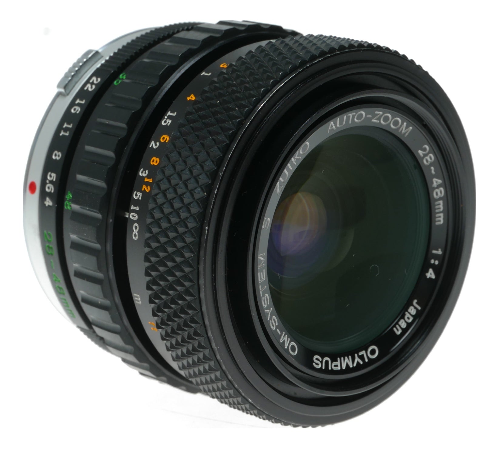 Olympus Zuiko Auto-Zoom 28-48mm f/4 Lens for OM-System Cameras - Made in Japan - View 7
