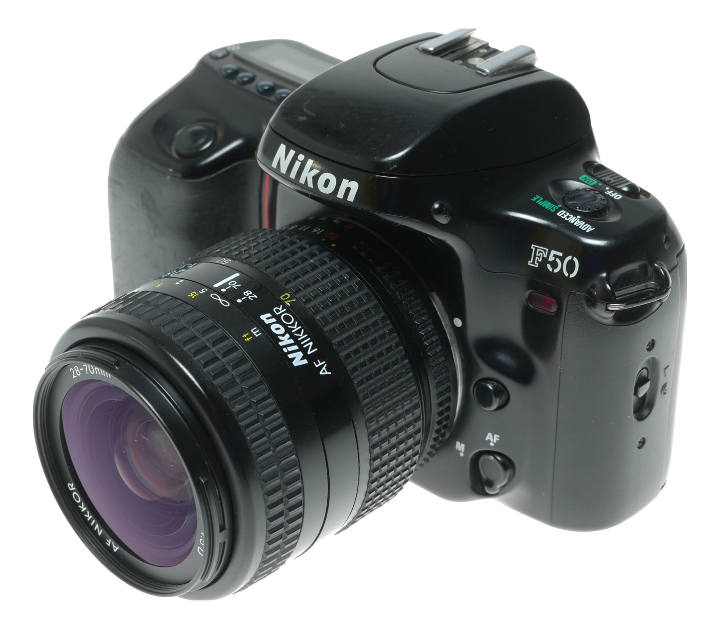 Nikon F50 35mm Film SLR Camera with AF Nikkor 28-70mm f/3.5-4.5D Lens - View 2