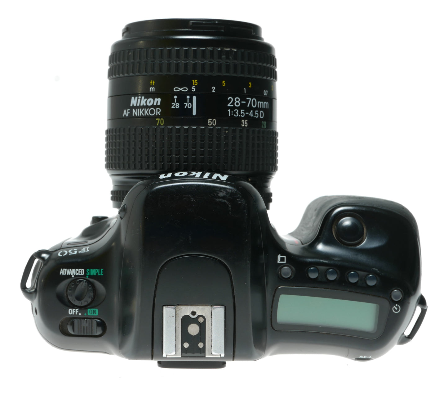 Nikon F50 35mm Film SLR Camera with AF Nikkor 28-70mm f/3.5-4.5D Lens - View 5