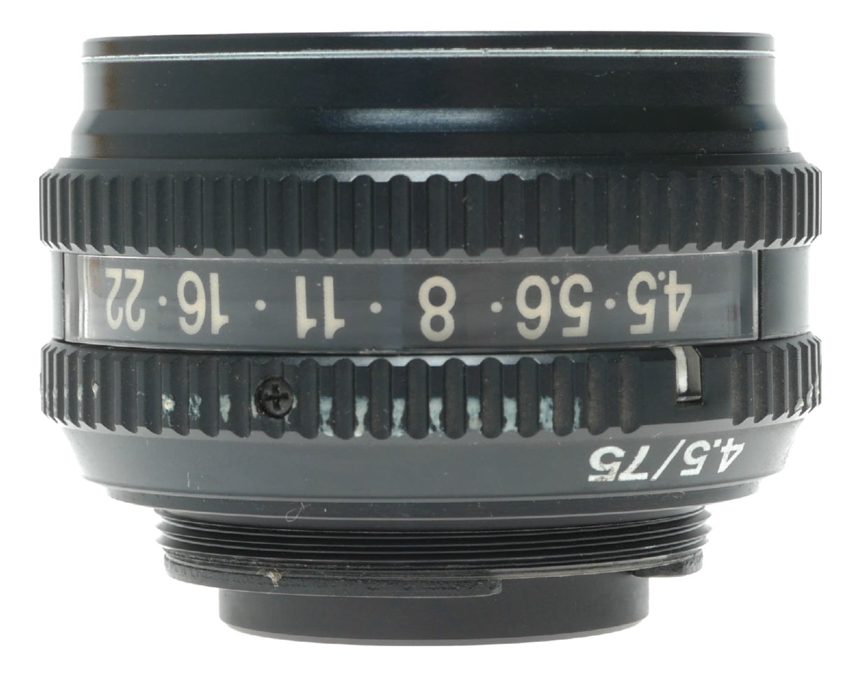 Fujinon-EX 75mm f/4.5 Vintage Prime Lens by Fuji Photo Optical Japan - View 6