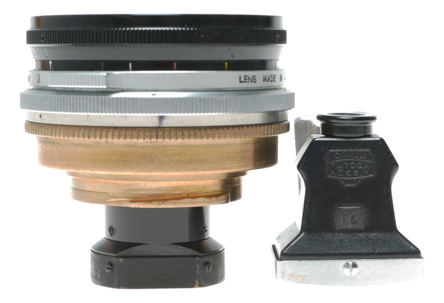 Nikon Nikkor-O 2.1cm f/4 Vintage Lens Made in Japan - View 4