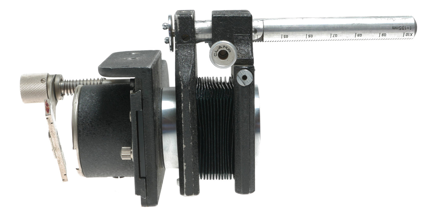 Leitz Wetzlar Bellowsmat Vintage Camera with Clamp and 1/50mm and 1/150mm Lenses - View 7