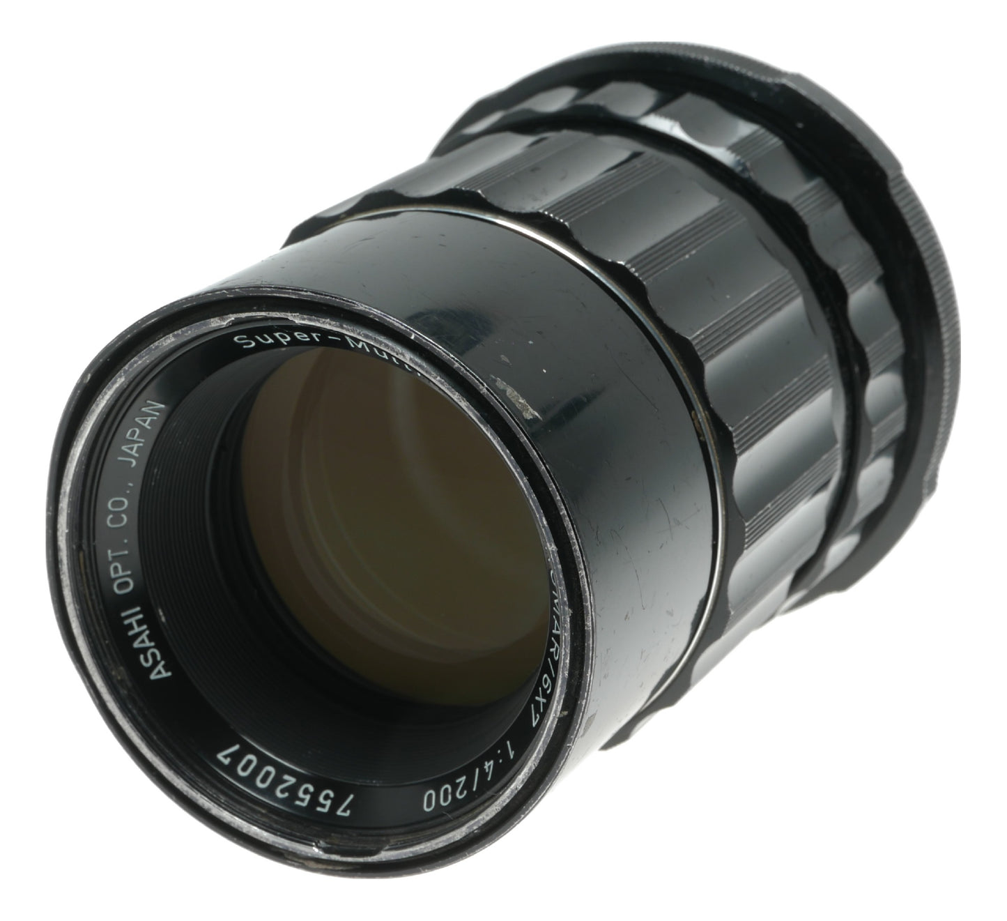 Asahi Opt. Co. Super-Multi-Coated Takumar 200mm f/4 Vintage SLR Lens from Japan - View 3