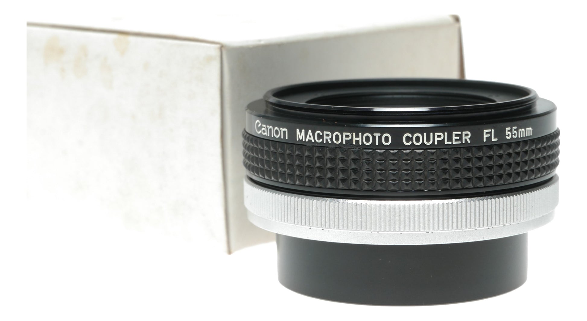 Canon FL 55mm Macro Coupler with Hood - Vintage Camera Accessory from Japan