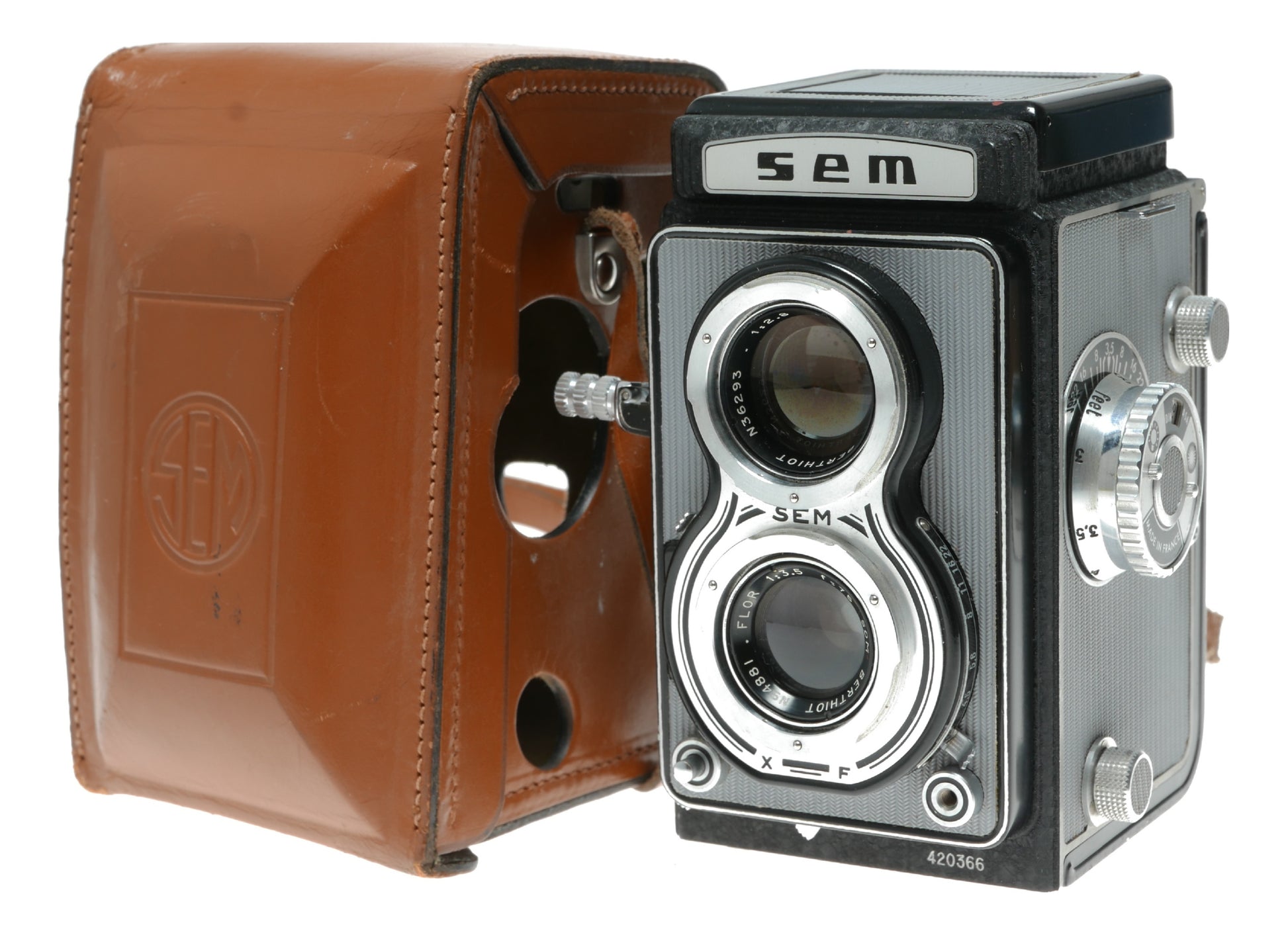 Berthiot Flor Vintage 50mm f/3.5 Lens for SEM Camera