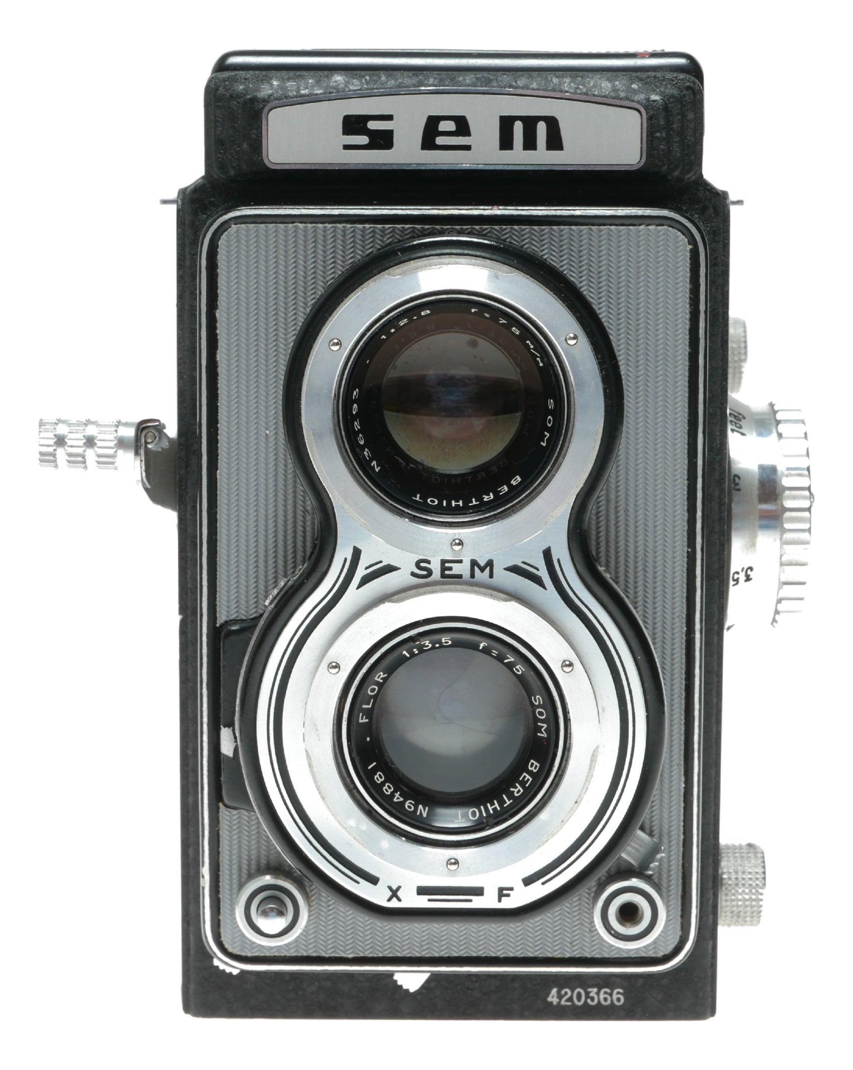 Berthiot Flor Vintage 50mm f/3.5 Lens for SEM Camera - View 2