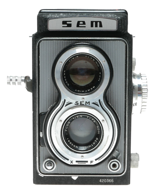 Berthiot Flor Vintage 50mm f/3.5 Lens for SEM Camera - View 2