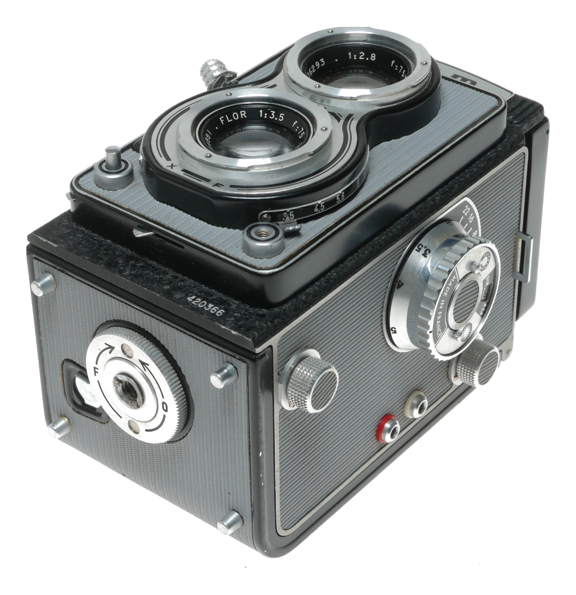 Berthiot Flor Vintage 50mm f/3.5 Lens for SEM Camera - View 7