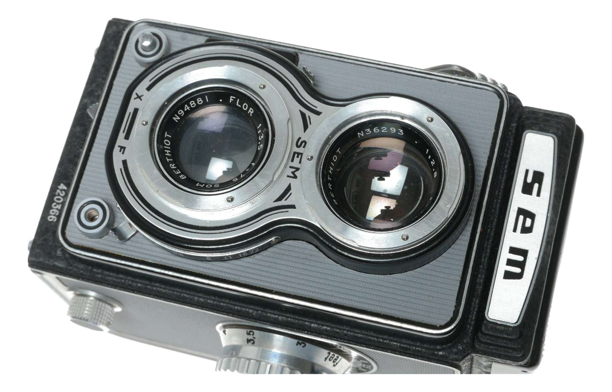 Berthiot Flor Vintage 50mm f/3.5 Lens for SEM Camera - View 10