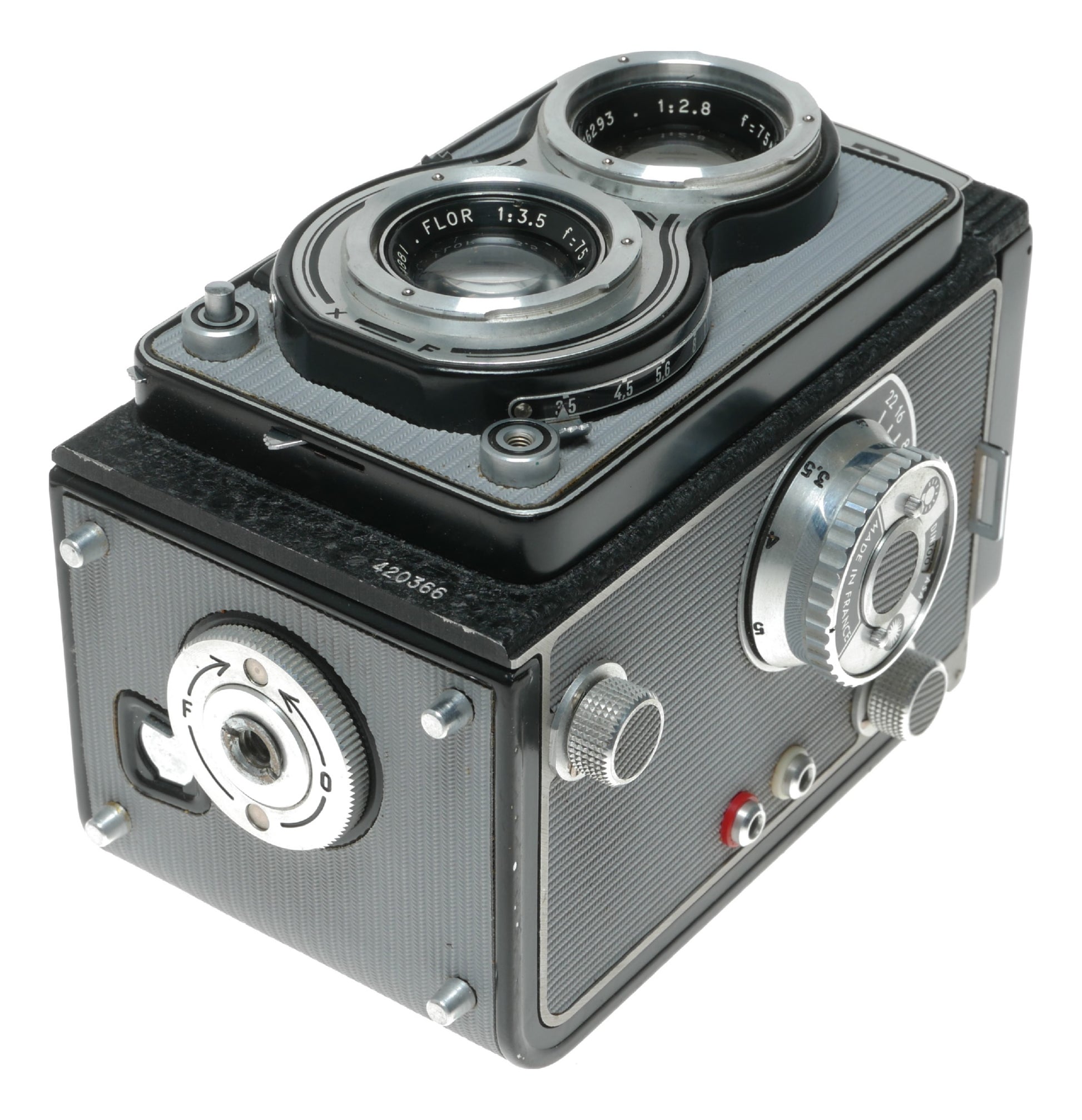 Berthiot Flor Vintage 50mm f/3.5 Lens for SEM Camera - View 12