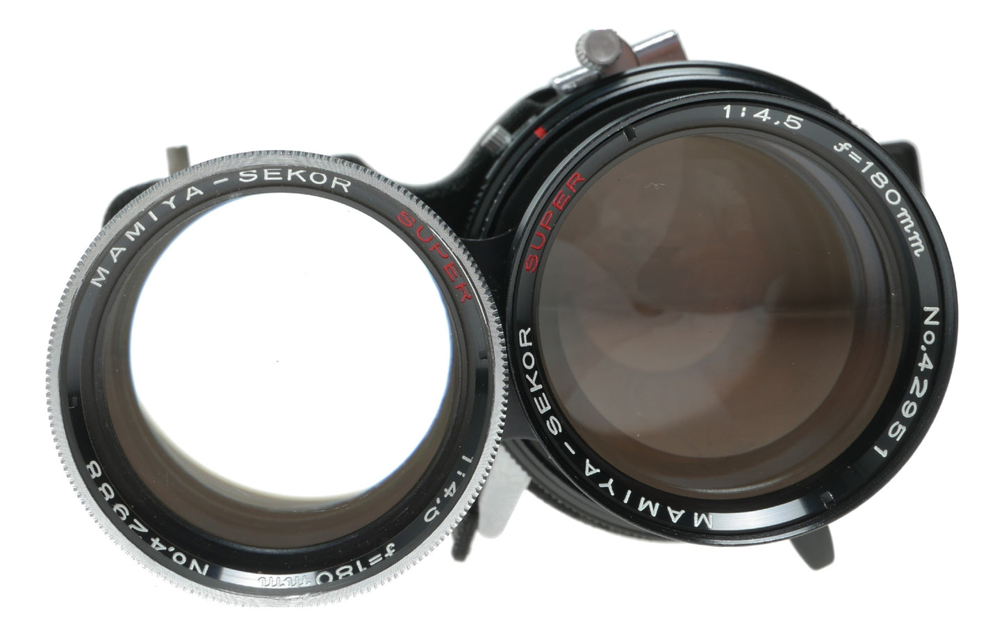 Mamiya-Sekor Super 180mm f/4.5 Vintage Lens for Mamiya SLR Cameras - View 2