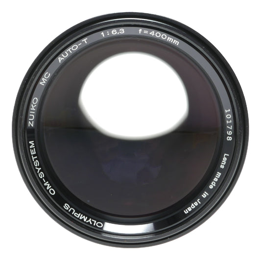Olympus OM-System Zuiko MC Auto-T 400mm f/6.3 Telephoto Lens Made in Japan - View 3