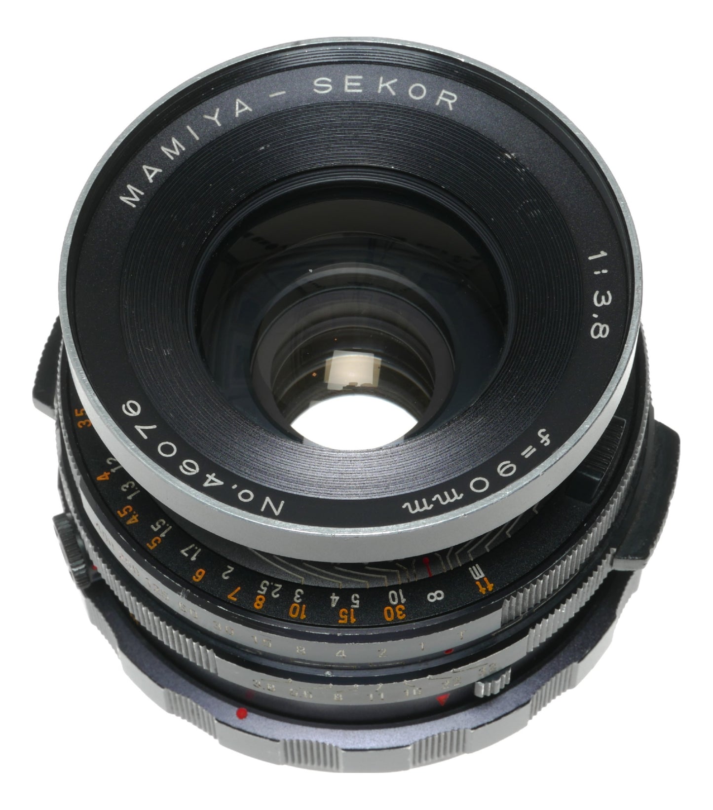 Mamiya-Sekor 90mm f/3.8 Vintage Camera Lens - View 11