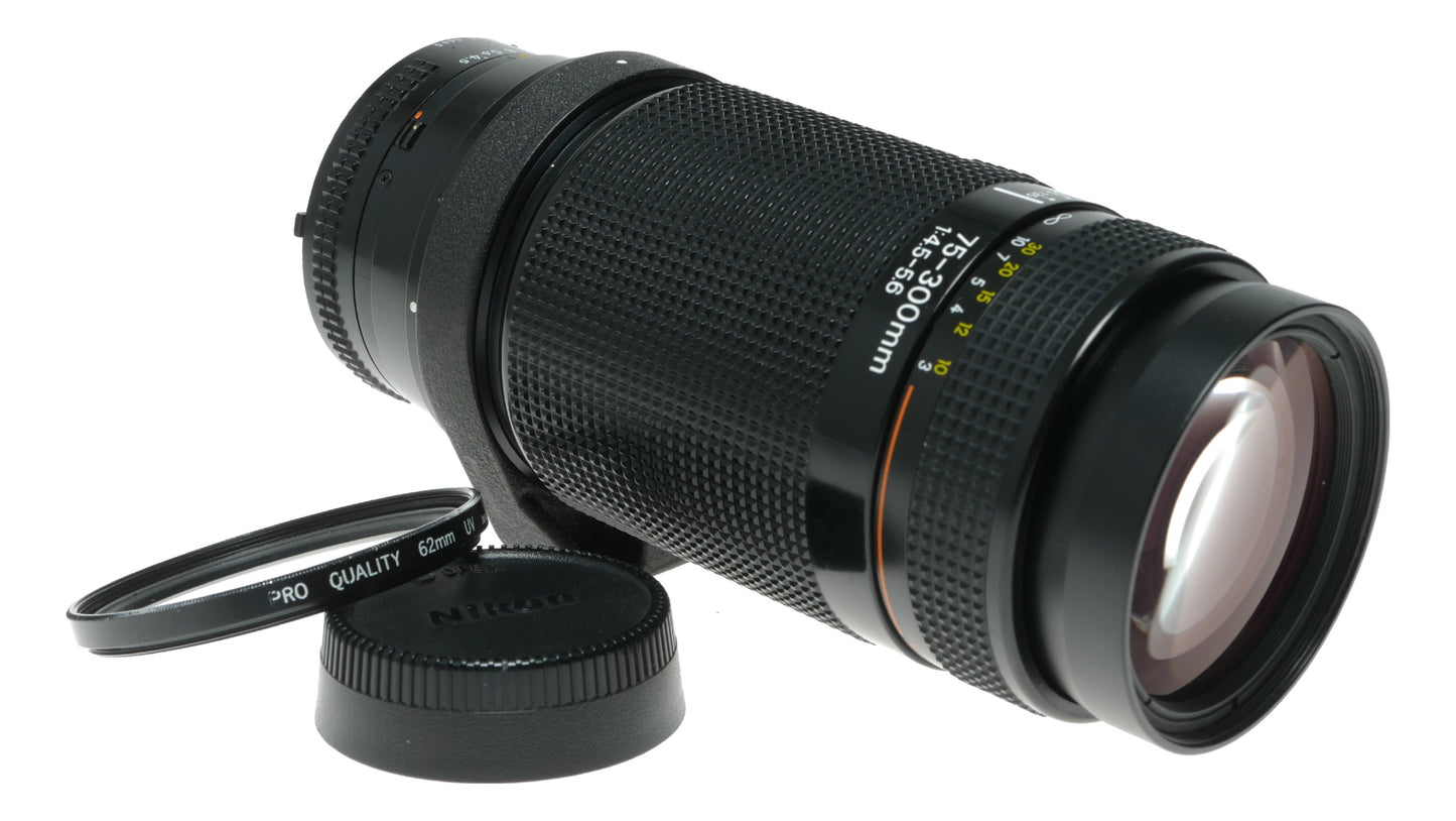 Nikon AF NIKKOR 75-300mm f/4.5-5.6 Telephoto Zoom Lens, Pro Quality, Made in Japan