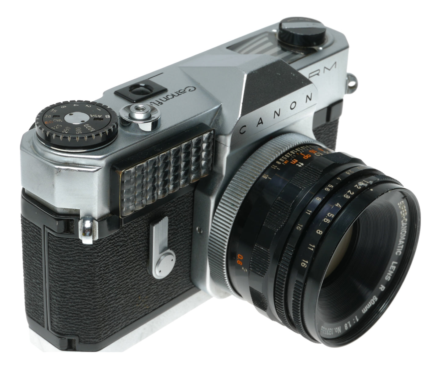 Canonflex Vintage SLR Camera with Super-Canomatic 50mm f/1.8 Lens - View 4