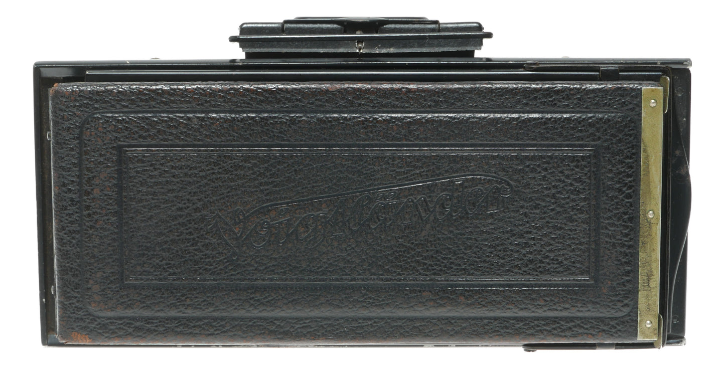 Voigtländer Stereoflektoskop 6x13 Vintage Film Camera with Helioplan 75mm f/4.5 Lens and Compur Shutter - View 3