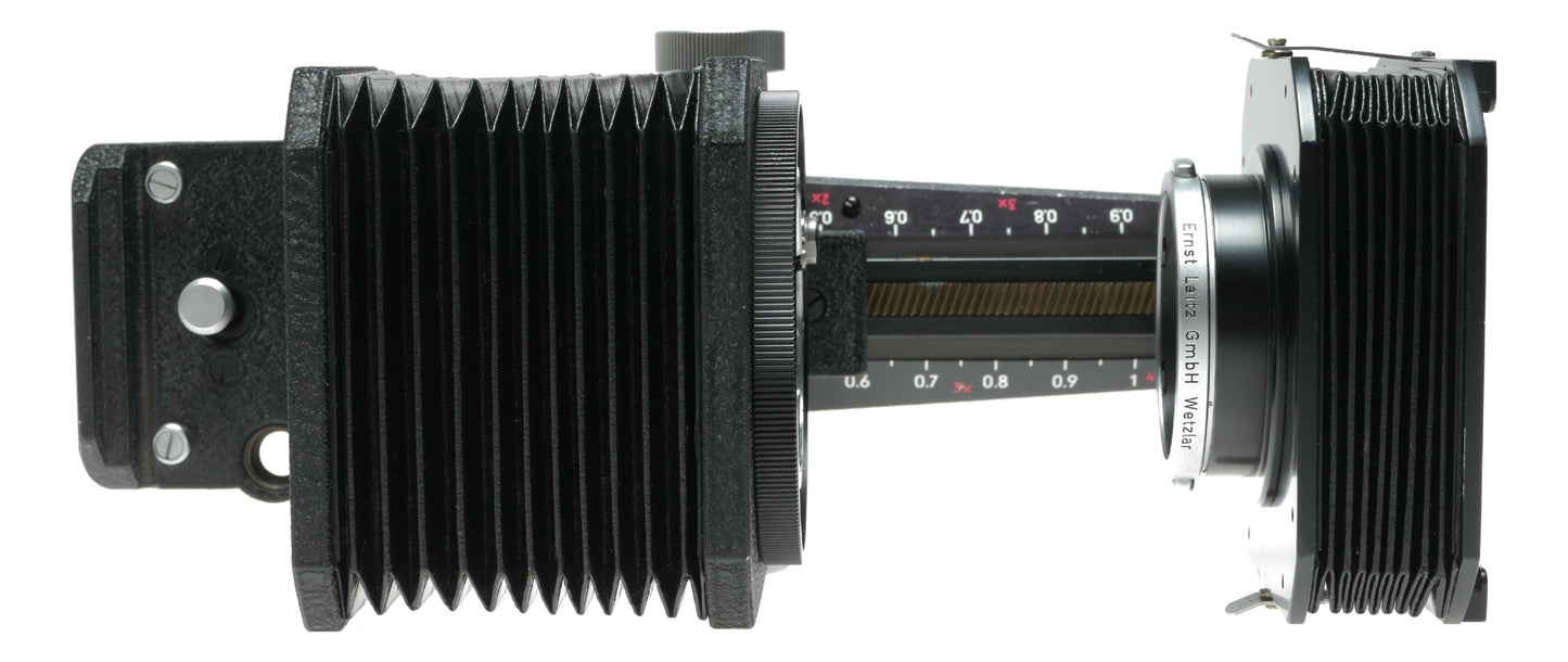 Leica Ernst Leitz Wetzlar Vintage Film Camera with Elmarit-R 15x2cm Lens - View 10
