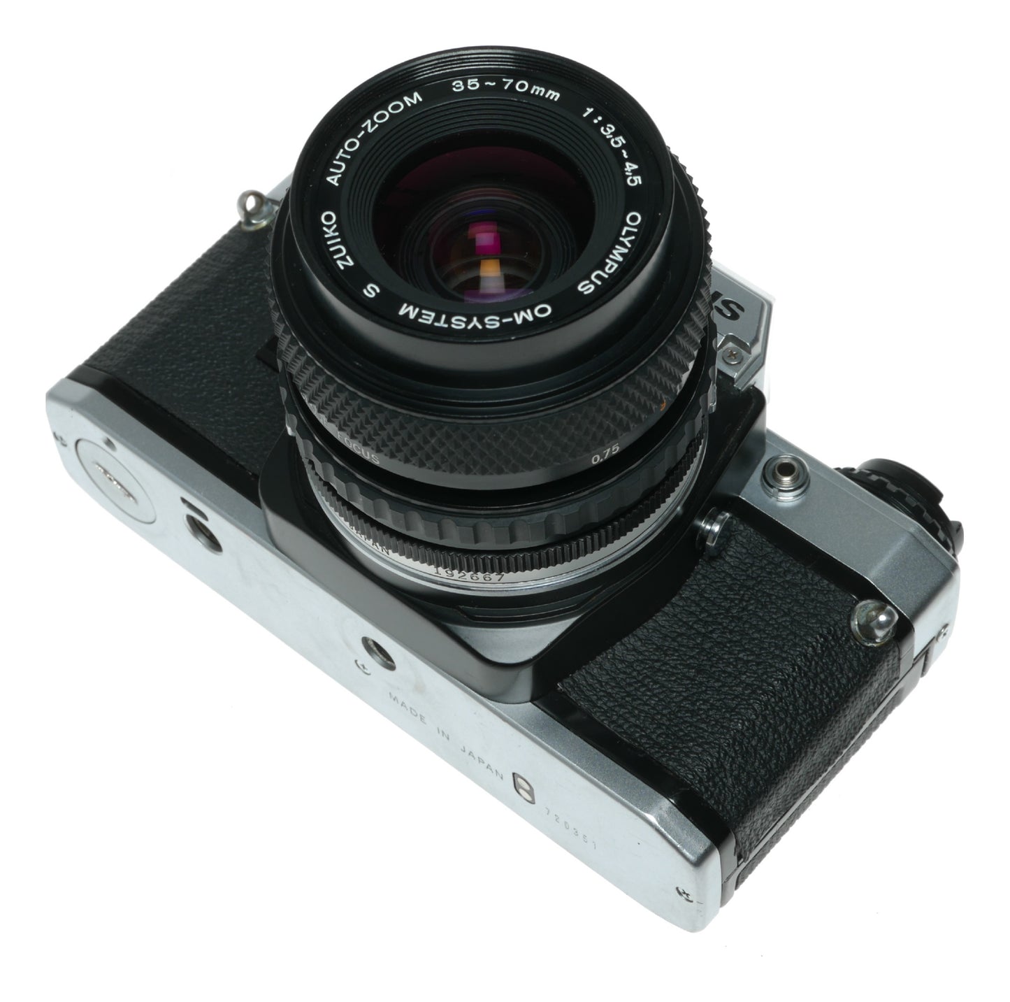 Olympus OM10 Vintage SLR Camera with 35-70mm f/3.5-4.5 Zuiko Auto-Zoom Lens - View 9