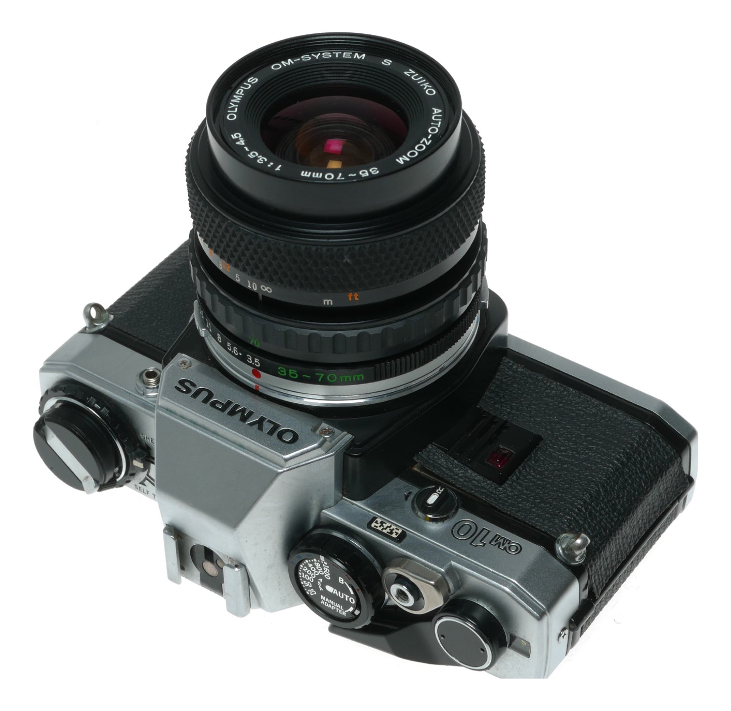 Olympus OM10 Vintage SLR Camera with 35-70mm f/3.5-4.5 Zuiko Auto-Zoom Lens - View 10