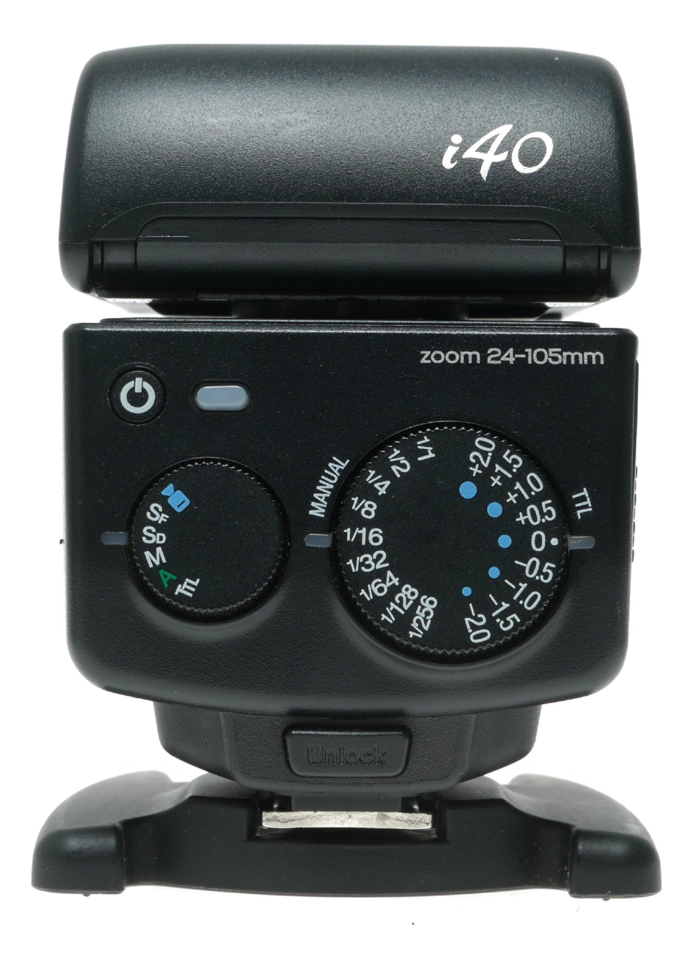 Nissin i40 Compact Flash for Fujifilm Cameras with TTL and Zoom 24-105mm - View 3