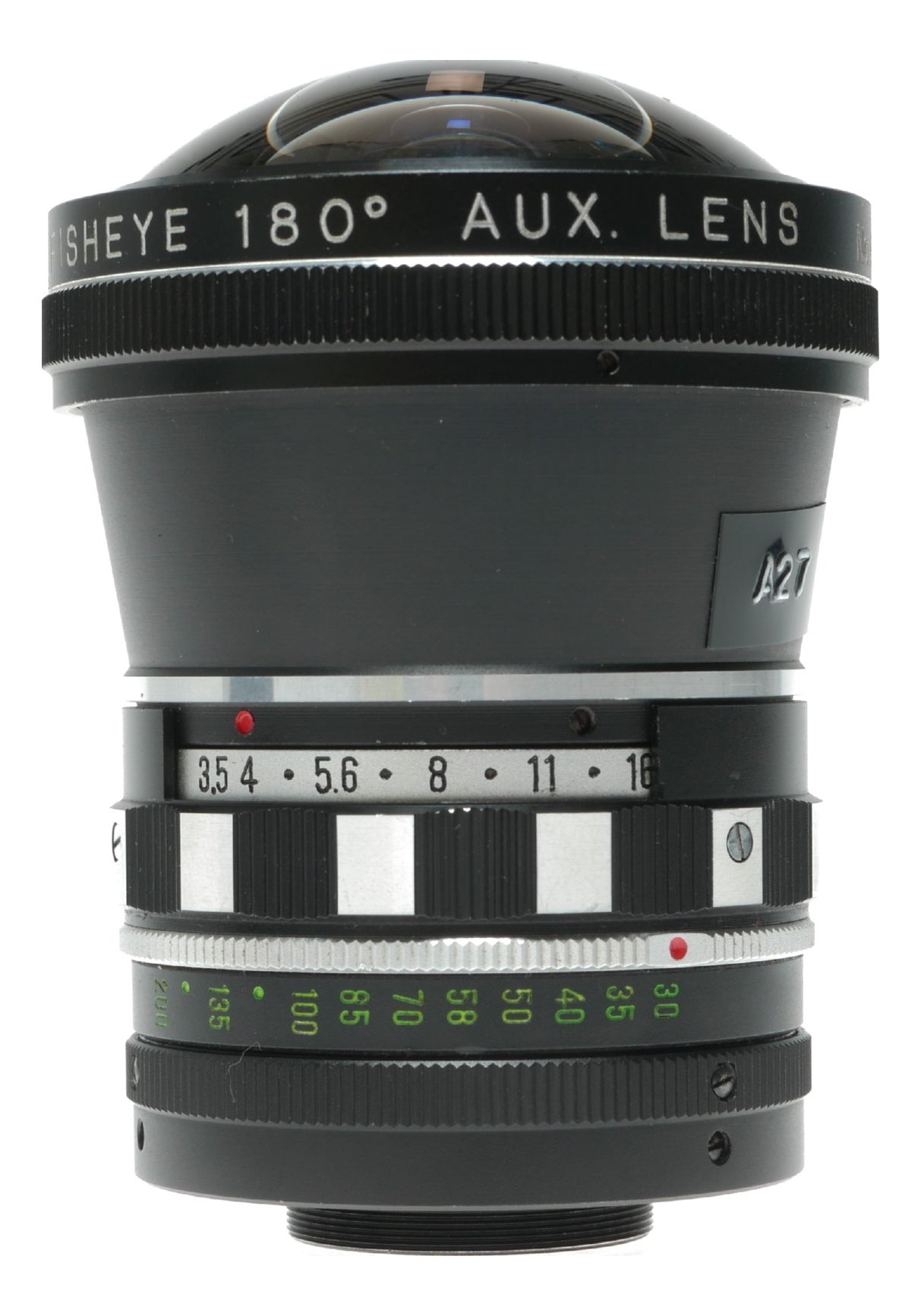 Soligor 180° Fisheye Auxiliary Lens - Vintage Japanese Optical Accessory with Multiple Aperture Settings - View 2