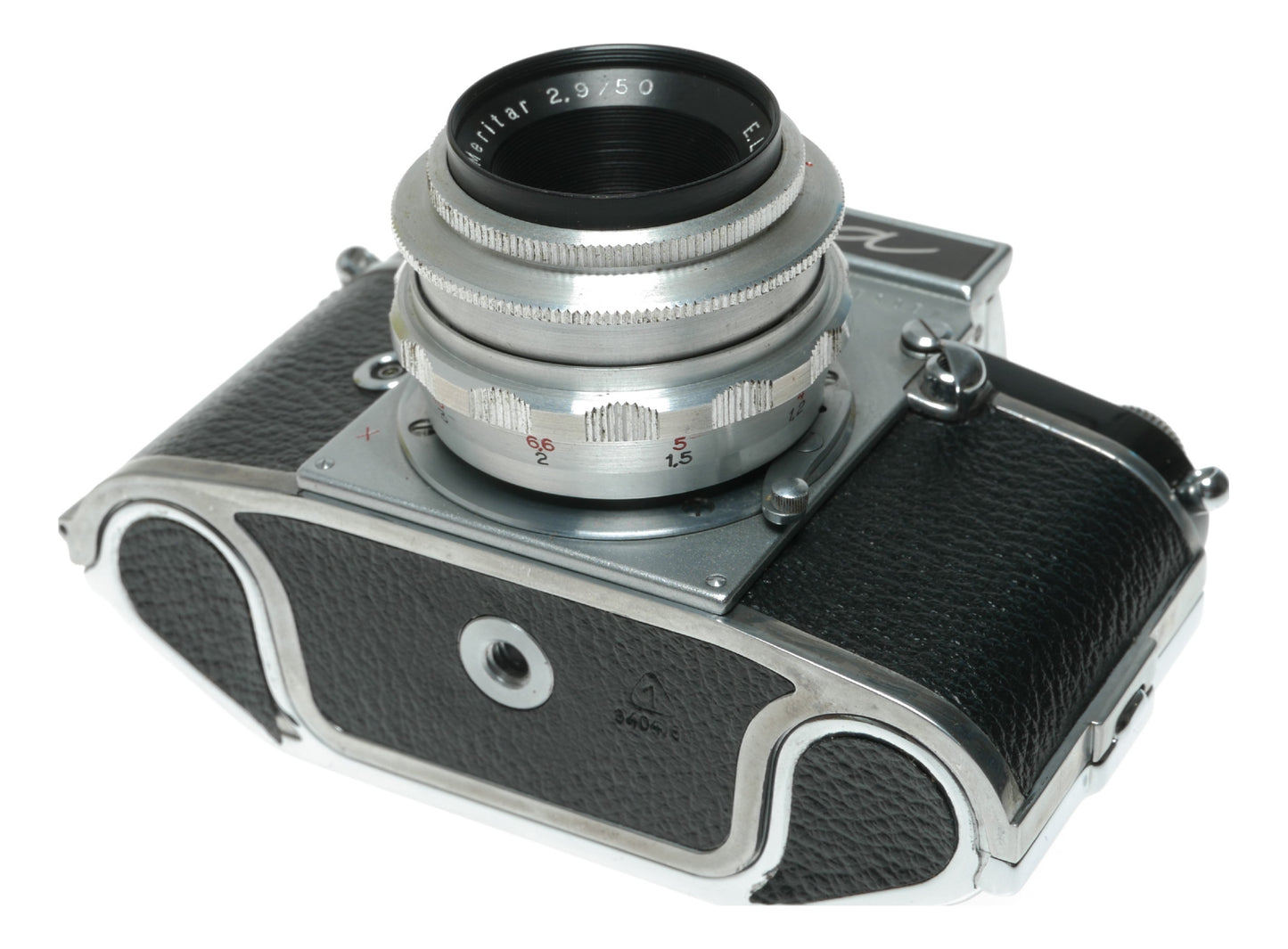 Ihagee Dresden Exa Vintage 35mm Film Camera with Meritar 2.9/50 Lens - View 9