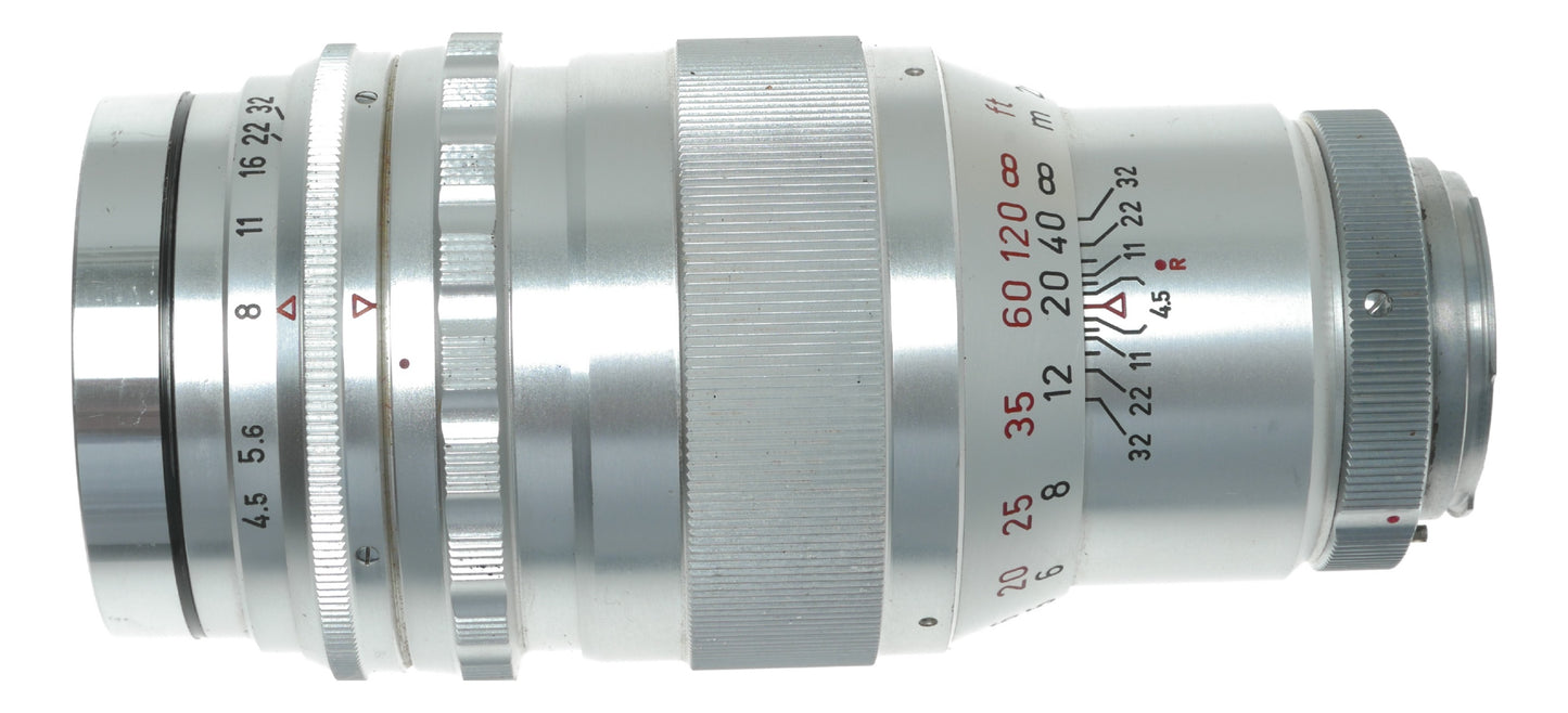 Steinheil Tele-Quinar 200mm f/4.5 Vintage Telephoto Lens from Germany - View 4