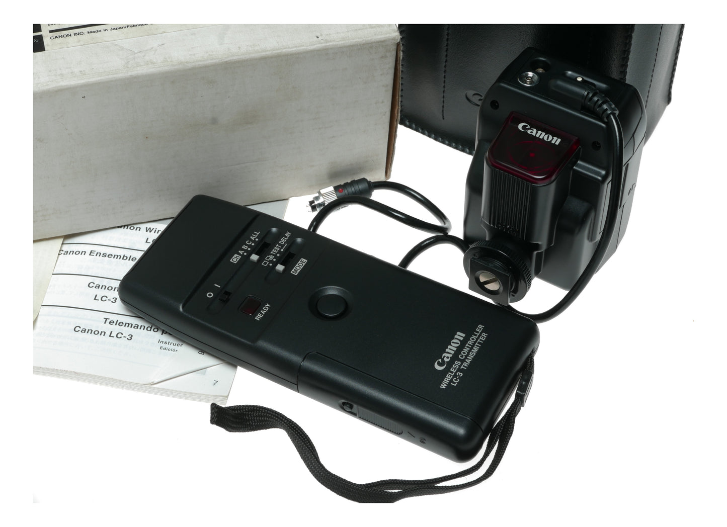 Canon LC-3 Wireless Controller Set with Transmitter, Receiver, and Bracket, Made in Japan - View 2