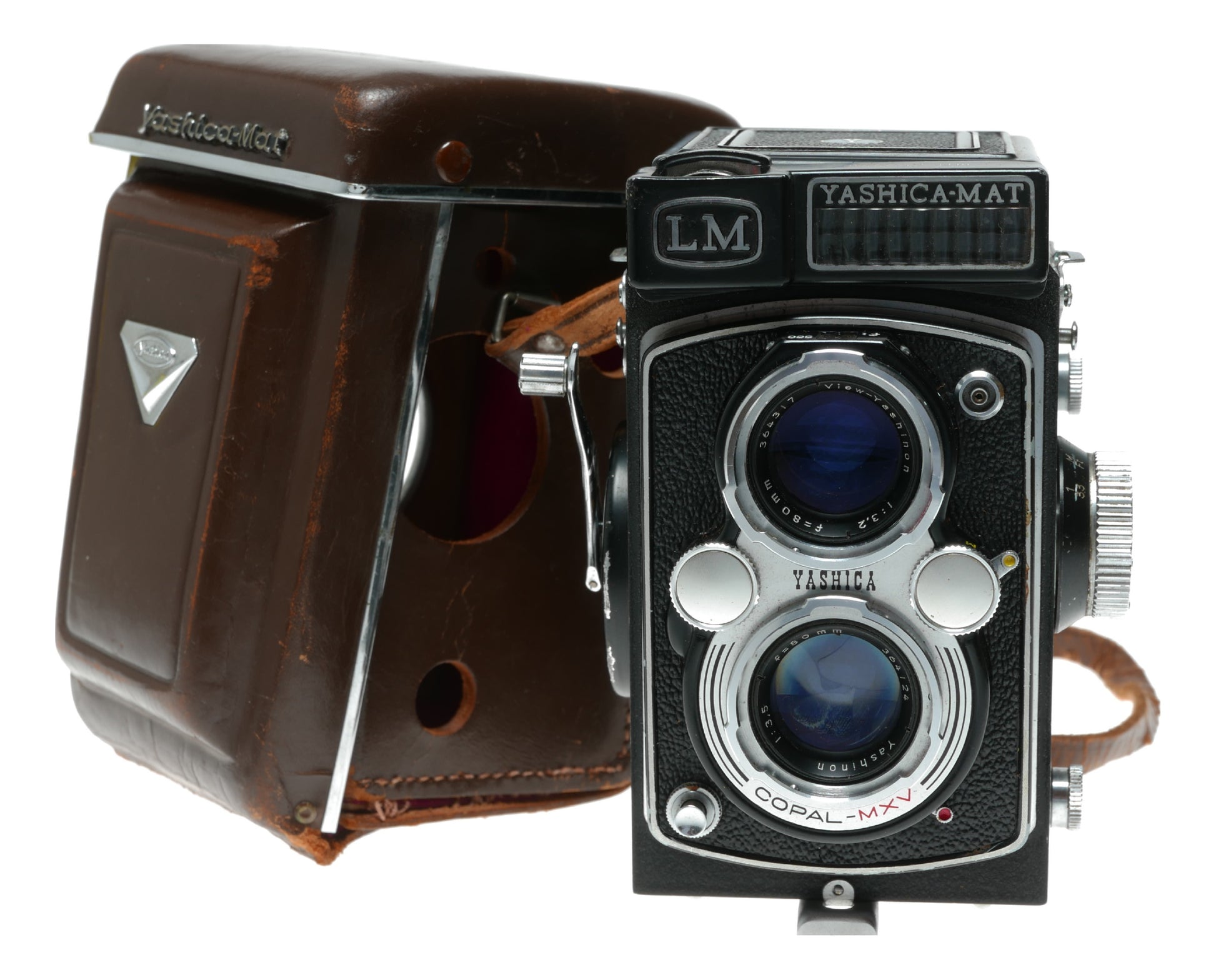 Yashica-Mat LM Vintage TLR Camera with Yashinon 80mm f/3.5 Lens for 120 Film