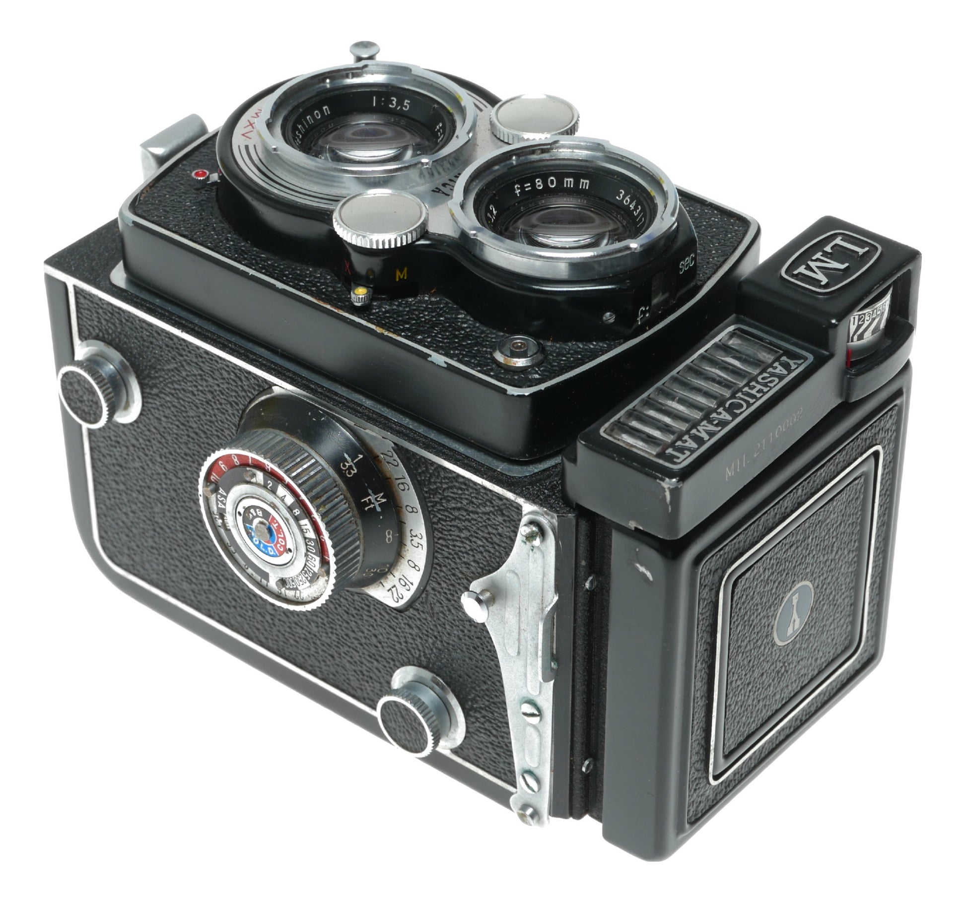 Yashica-Mat LM Vintage TLR Camera with Yashinon 80mm f/3.5 Lens for 120 Film - View 3