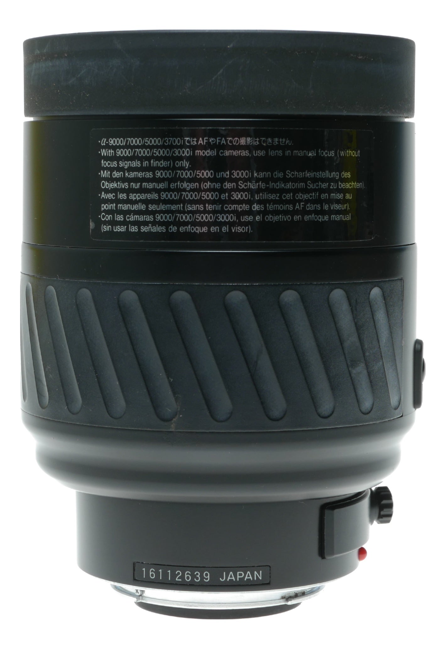 Minolta AF Reflex 500mm f/8 Manual Focus Mirror Lens for Minolta Z-Series Cameras - View 9