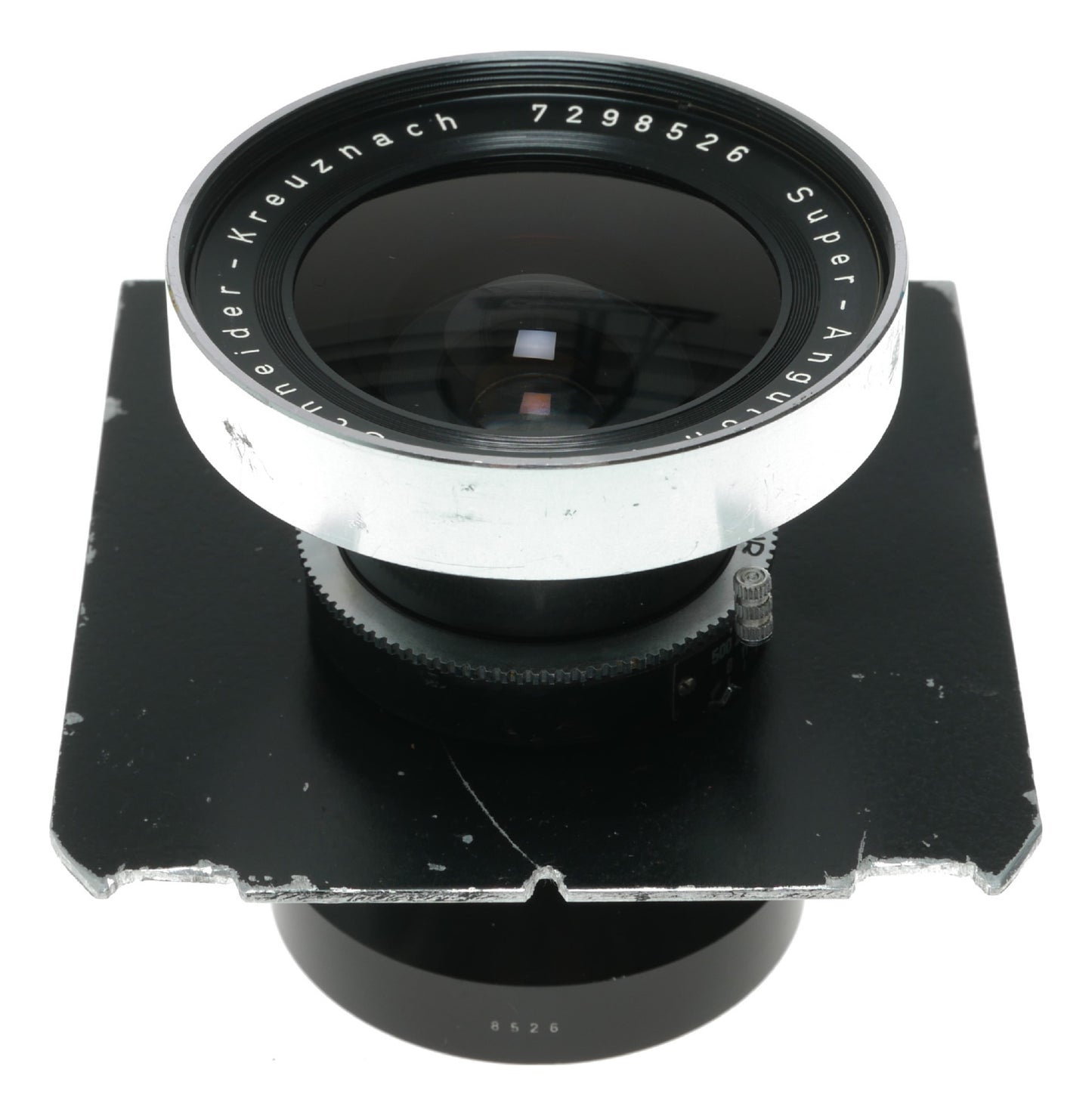 Schneider-Kreuznach Super-Angulon 90mm f/8 Lens Made in Germany - View 3